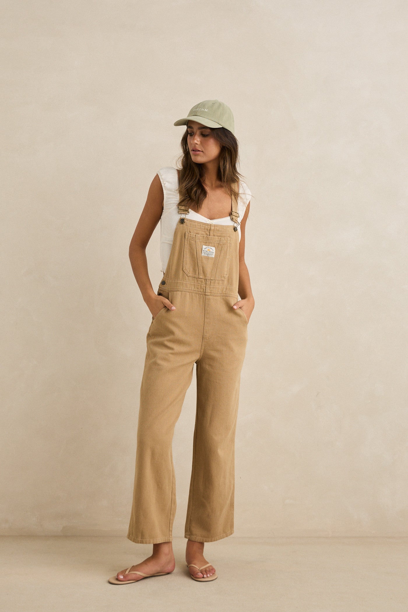 Peto RHYTHM CANYON JUMPSUIT  Sand  Para Mujer