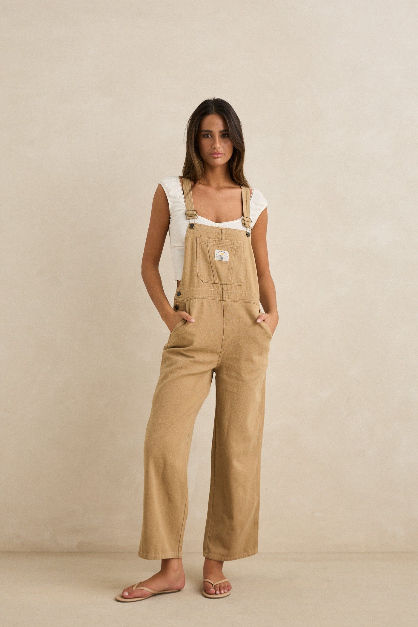 Peto RHYTHM CANYON JUMPSUIT  Sand  Para Mujer