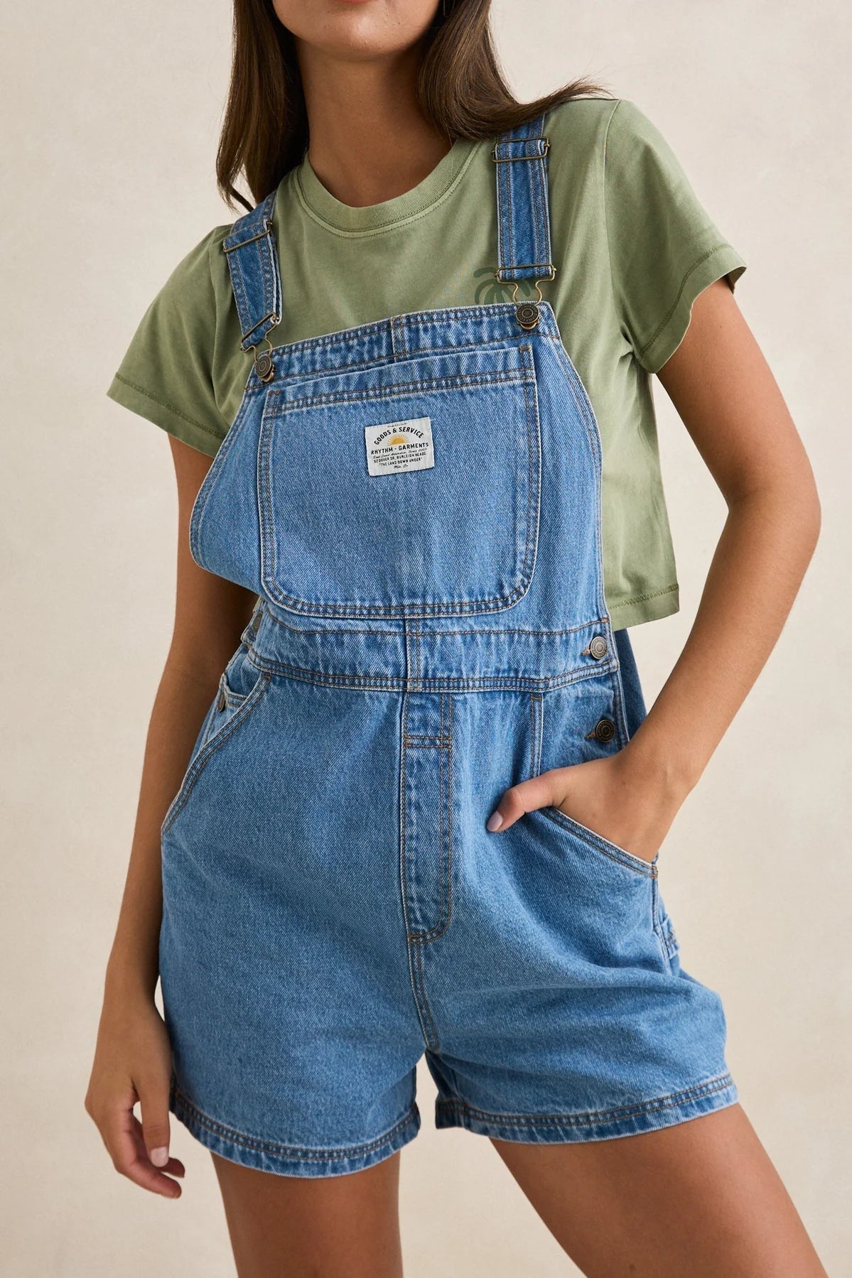 Peto Corto RHYTHM  OVERALL Para Mujer