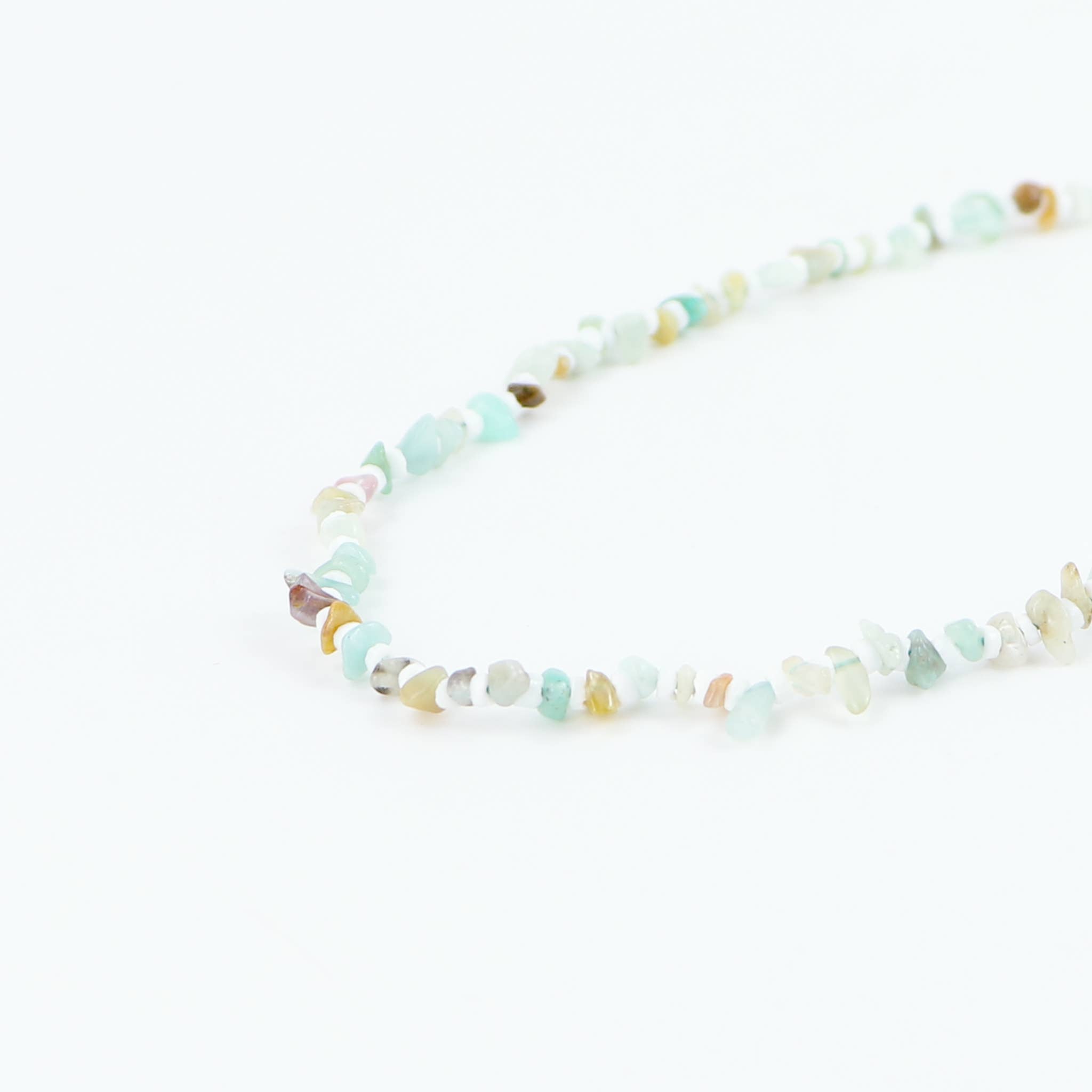Collar con cuentas Dunes Stone Pineapple Island: Azules claros