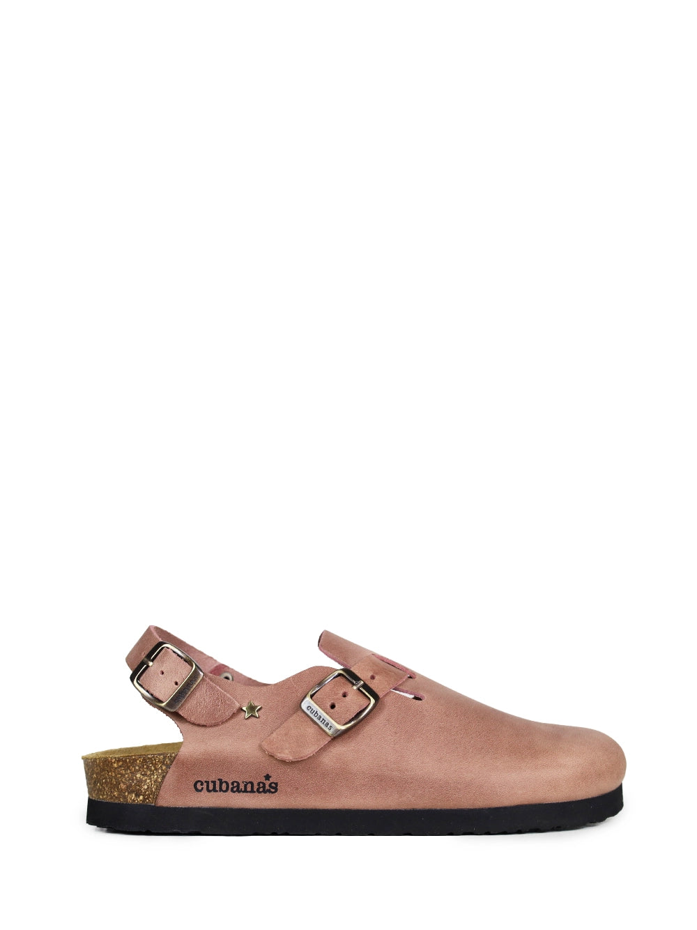 Zueco  cerrado CUBANAS De Piel Rosa SOFIA121PINK