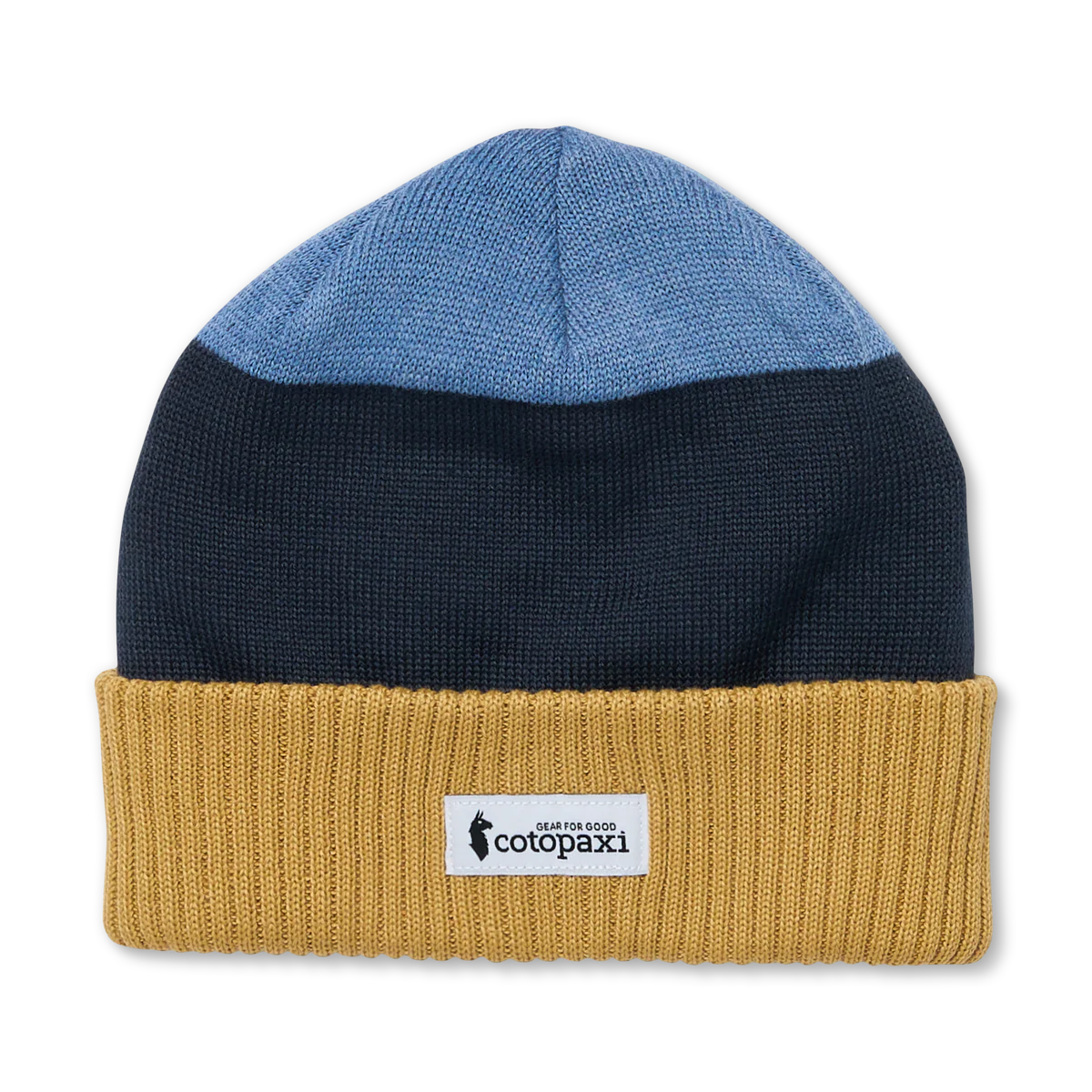 Gorro Alto Cotopaxi Azul/Ocre