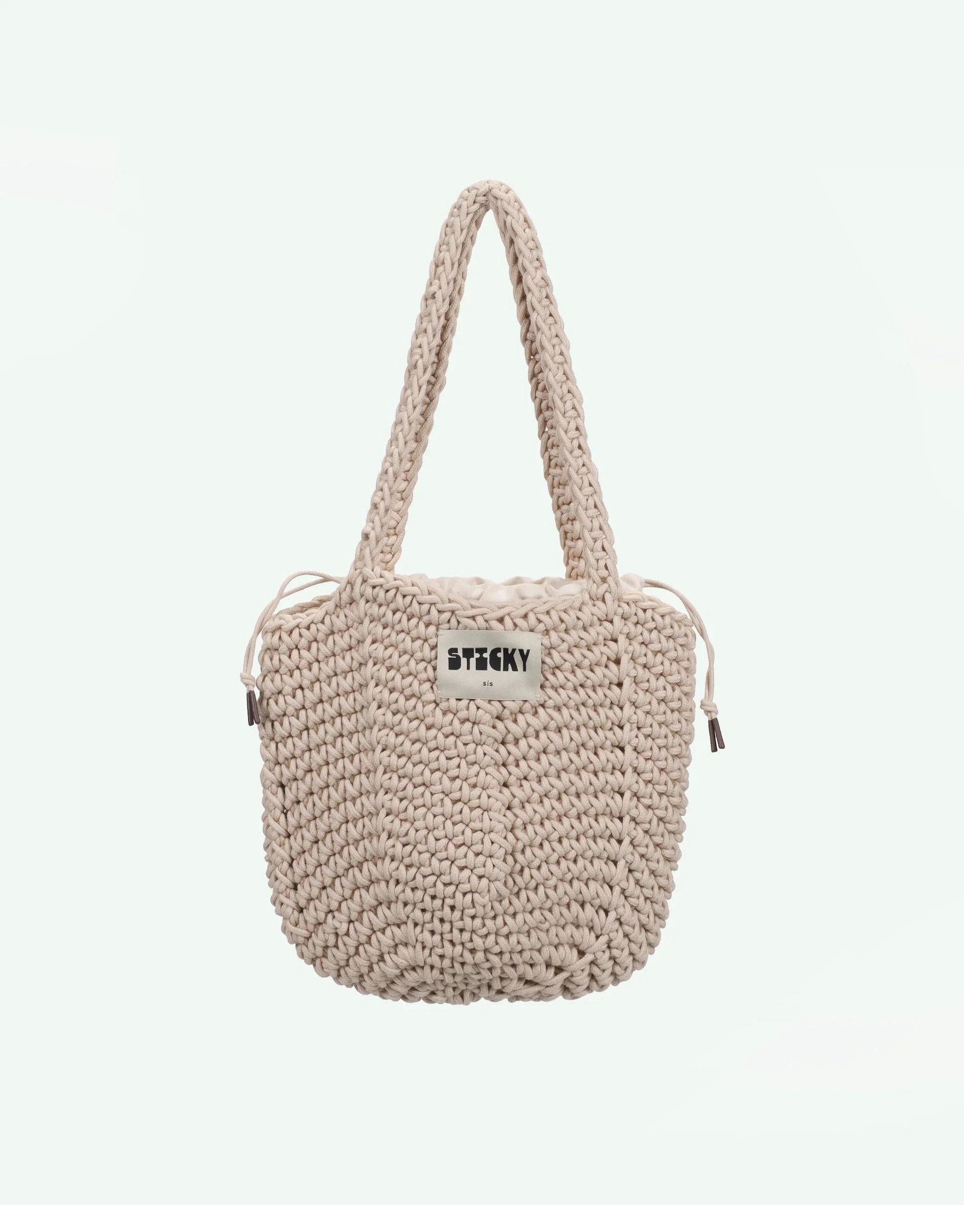 Bolso Sticky Lemon Siss Crochet bag • hueso •