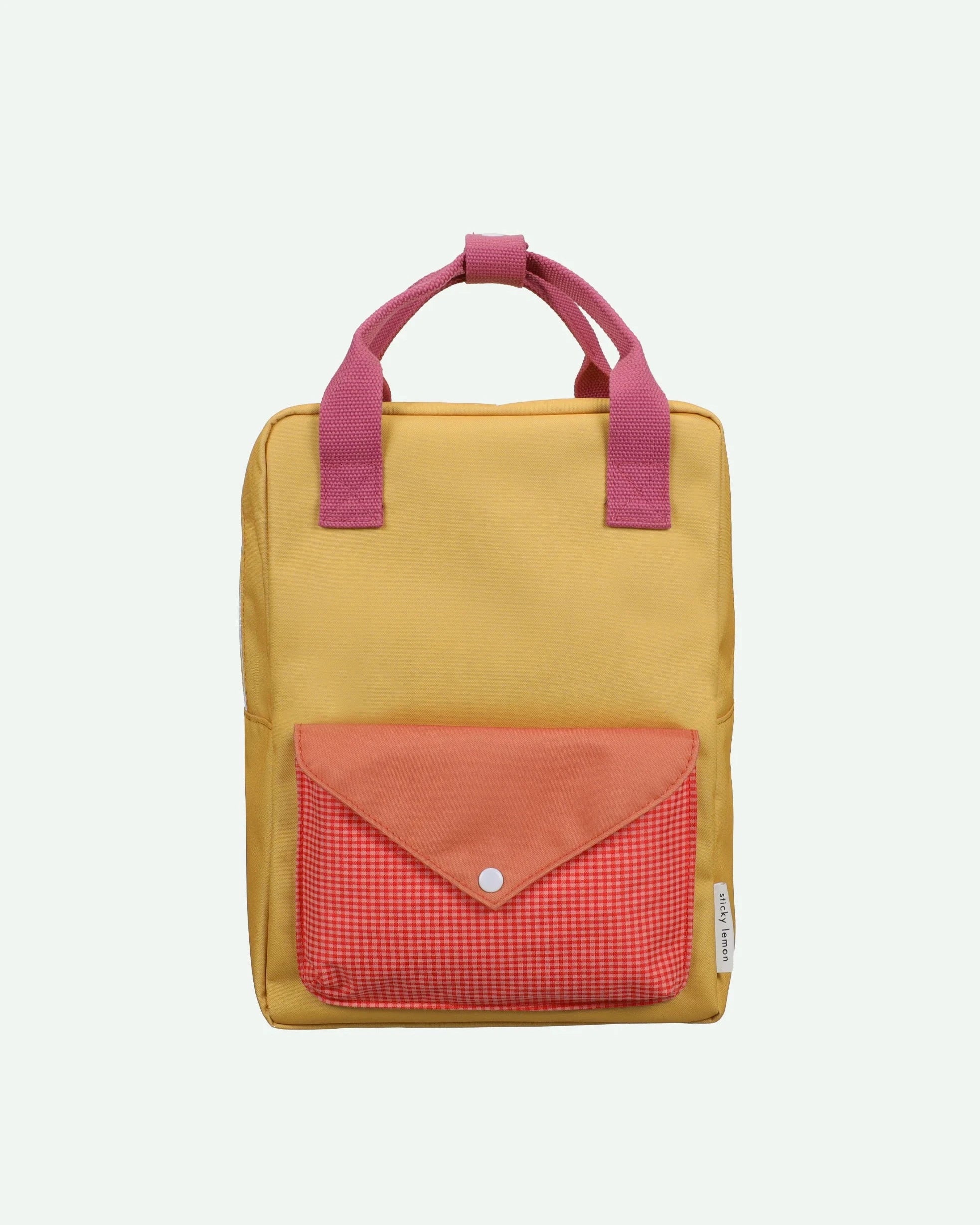 Mochila Sticky Lemon Mediana • sobre • larva de manzana •