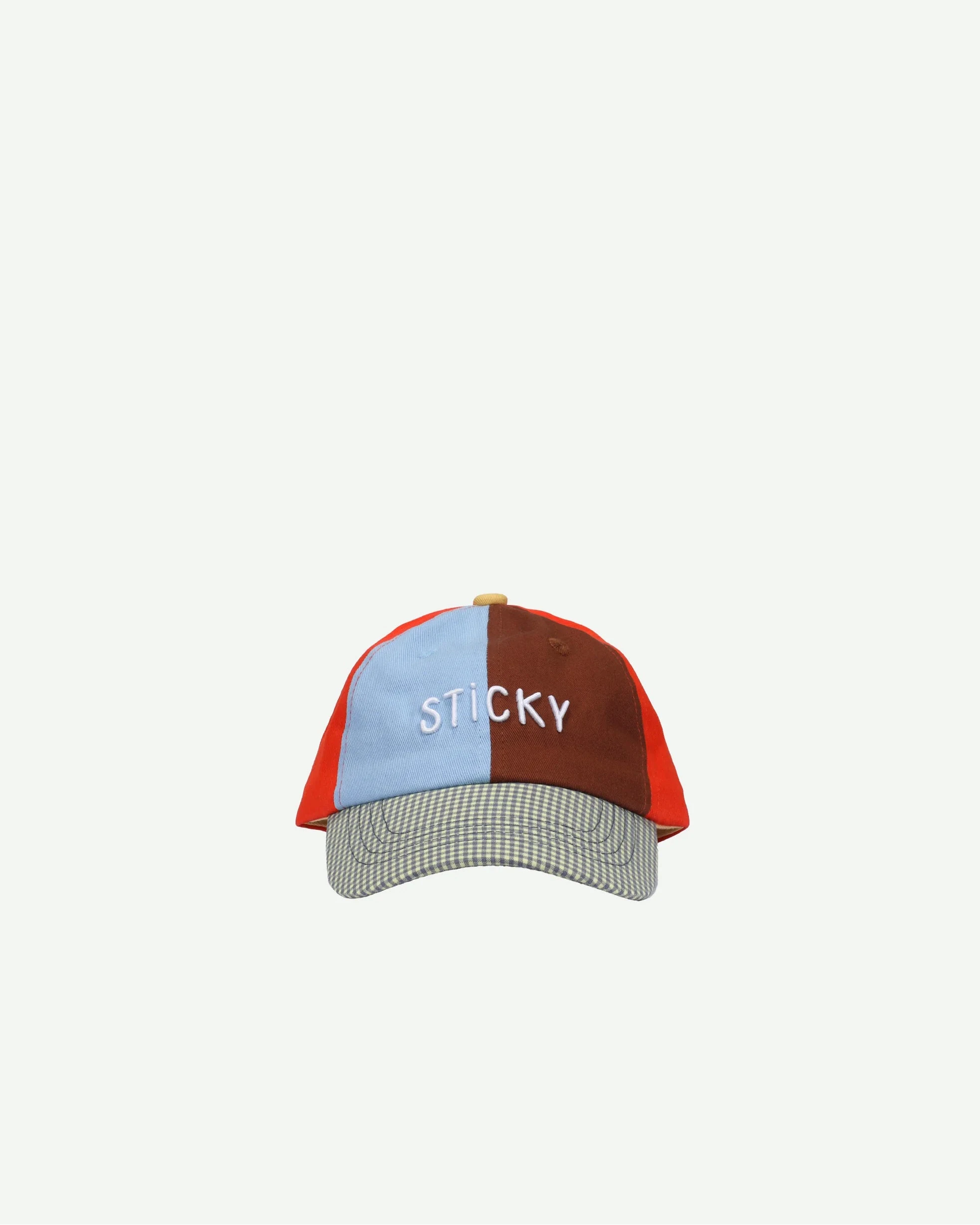 Gorra Sticky Lemon • limonero • cuadros vichy medianoche + luna •