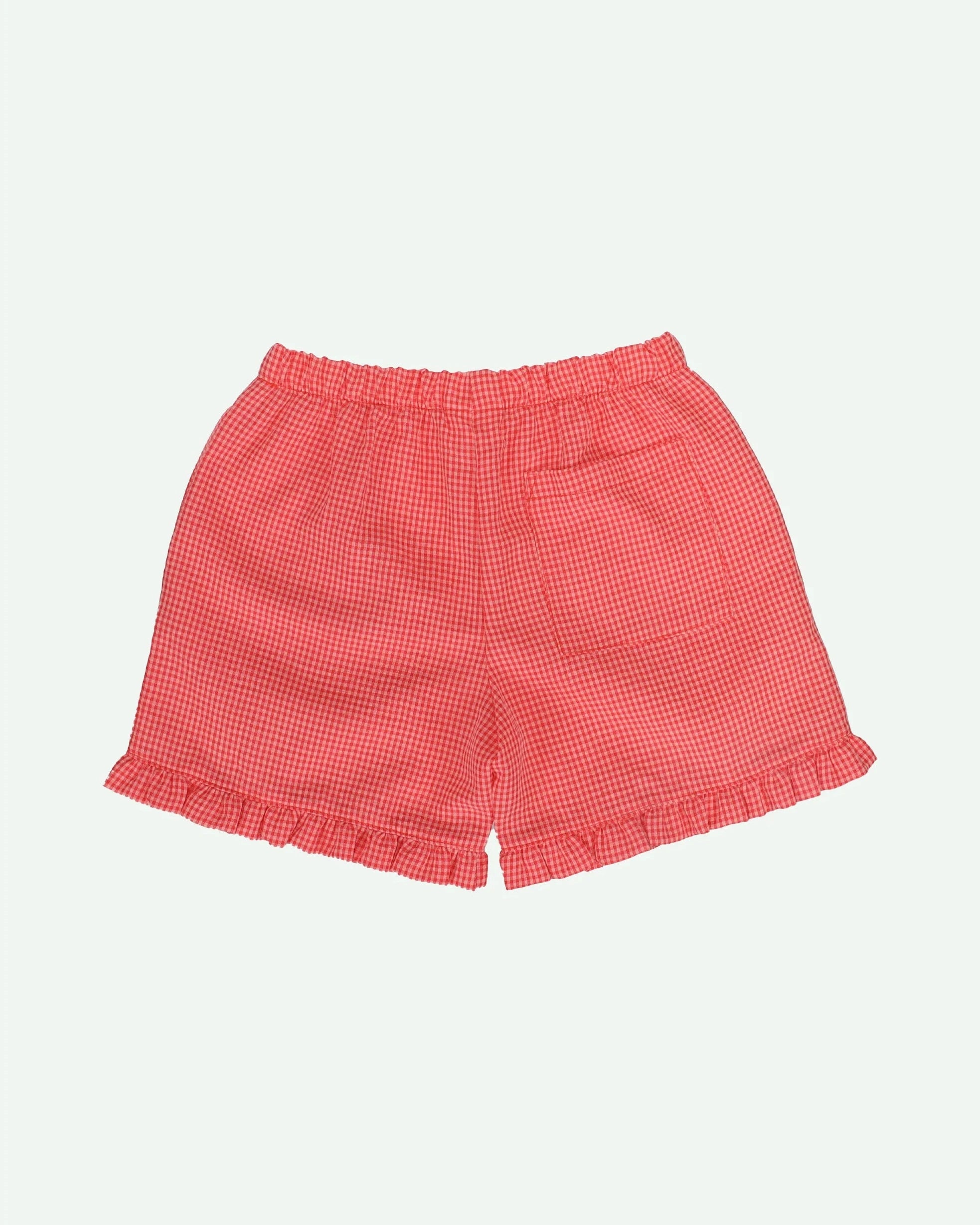 Shorts • Lemon tree • Gingham flower + Rose•