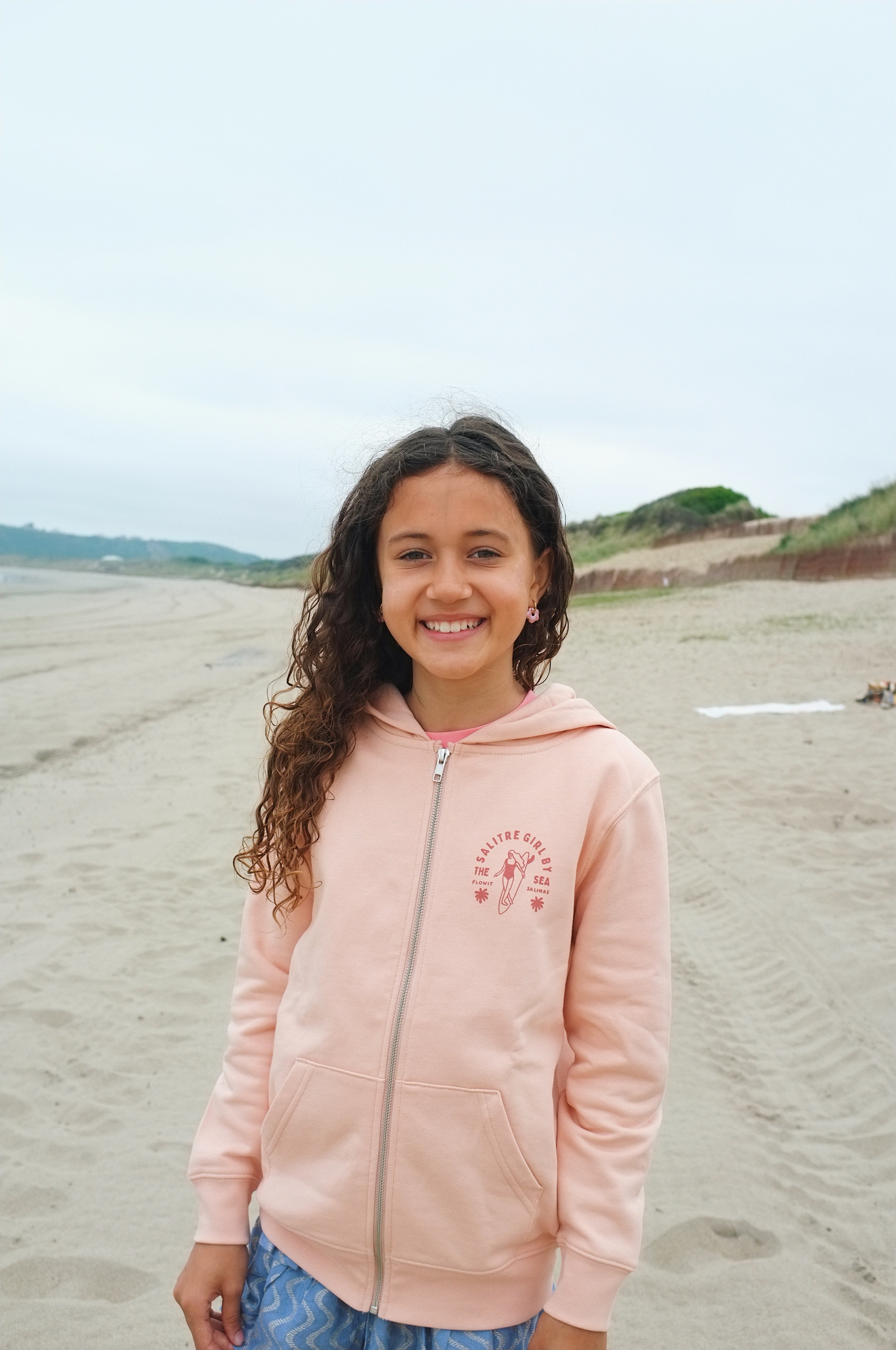 Sudadera De Cremallera Flowit Salitre Girl Infantil Unisex 3-13