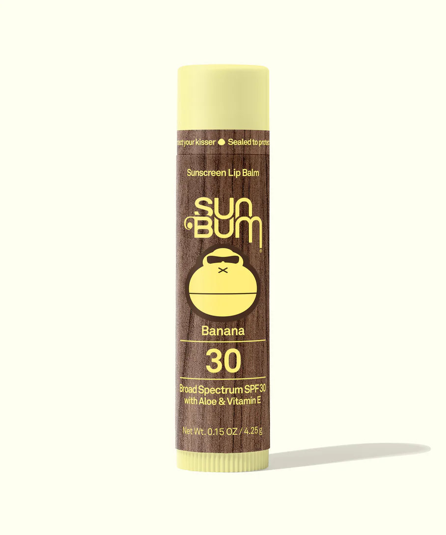SUN BUM Bálsamo Labial Con Protección Solar FPS 30 Original -Banana
