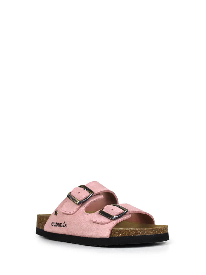 Sandalia Cubanas Amalia De Ante Rosa Para Mujer