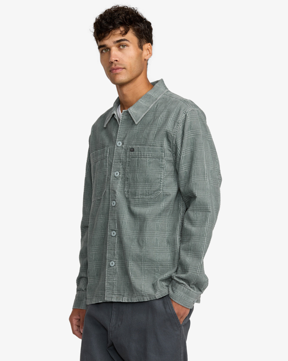 Camisa RVCA Adams Para Hombre