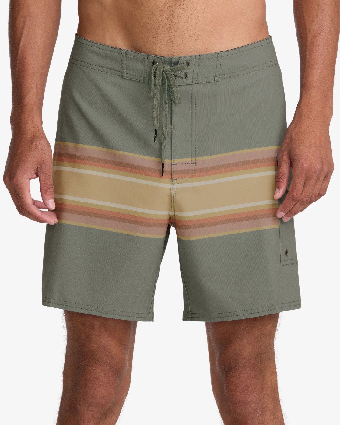 Board Short RVCA Exotica 17" Verde