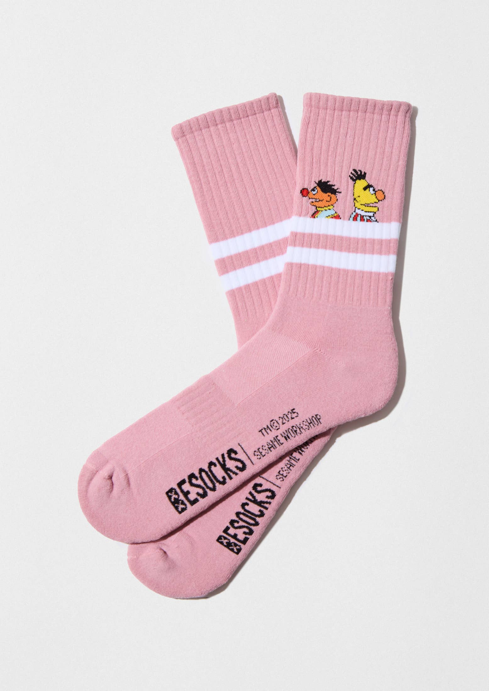 BeSesameStreet Epi & Blas Street - 100% Organic Cotton Sock: Rosa / 36/40