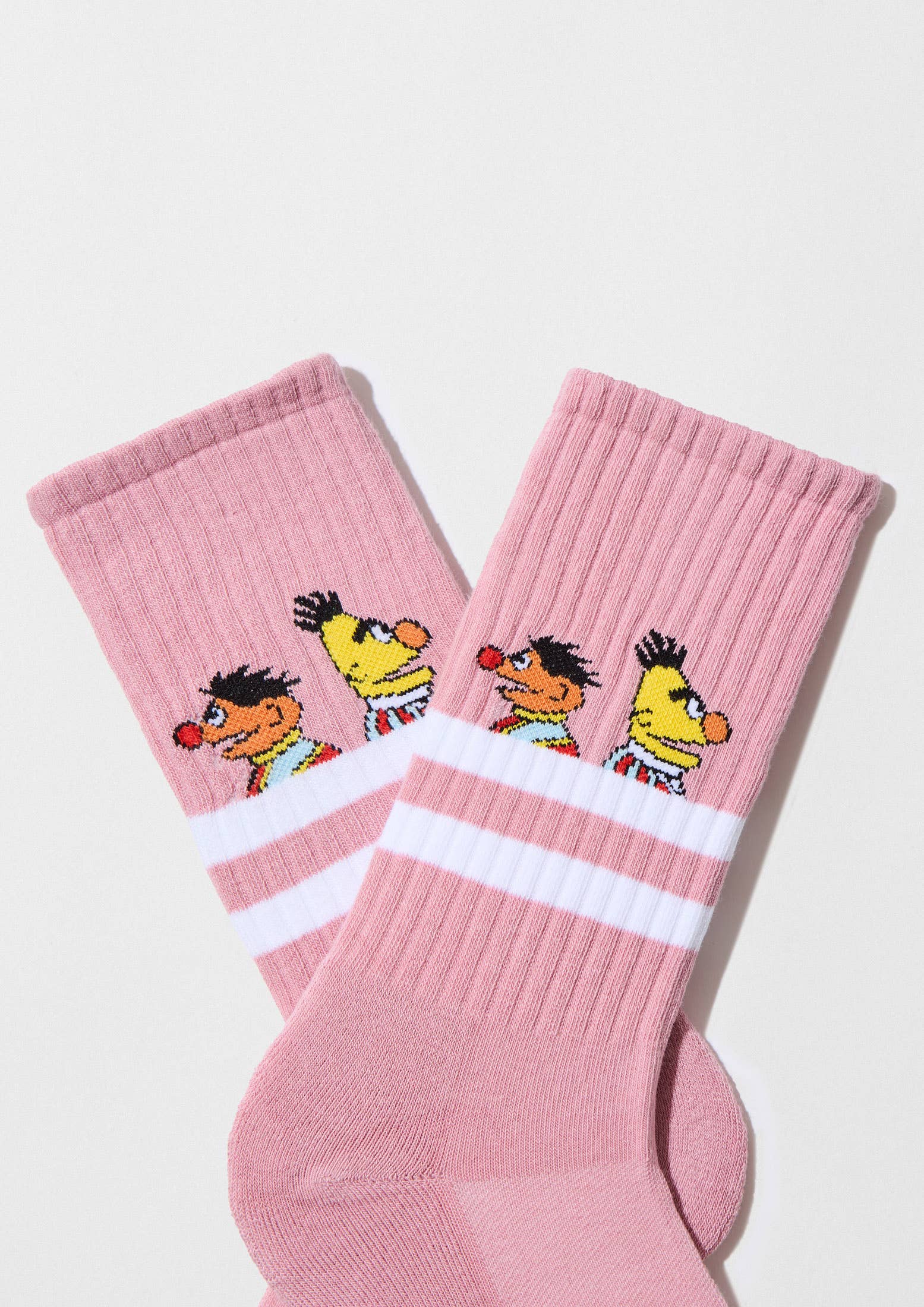 BeSesameStreet Epi & Blas Street - 100% Organic Cotton Sock: Rosa / 36/40