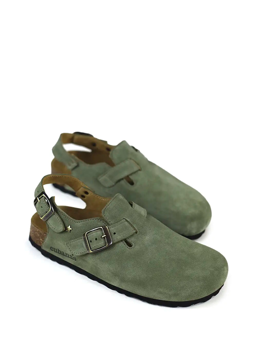 Sandalia Zueco CUBANAS  Sofía 120 Verde