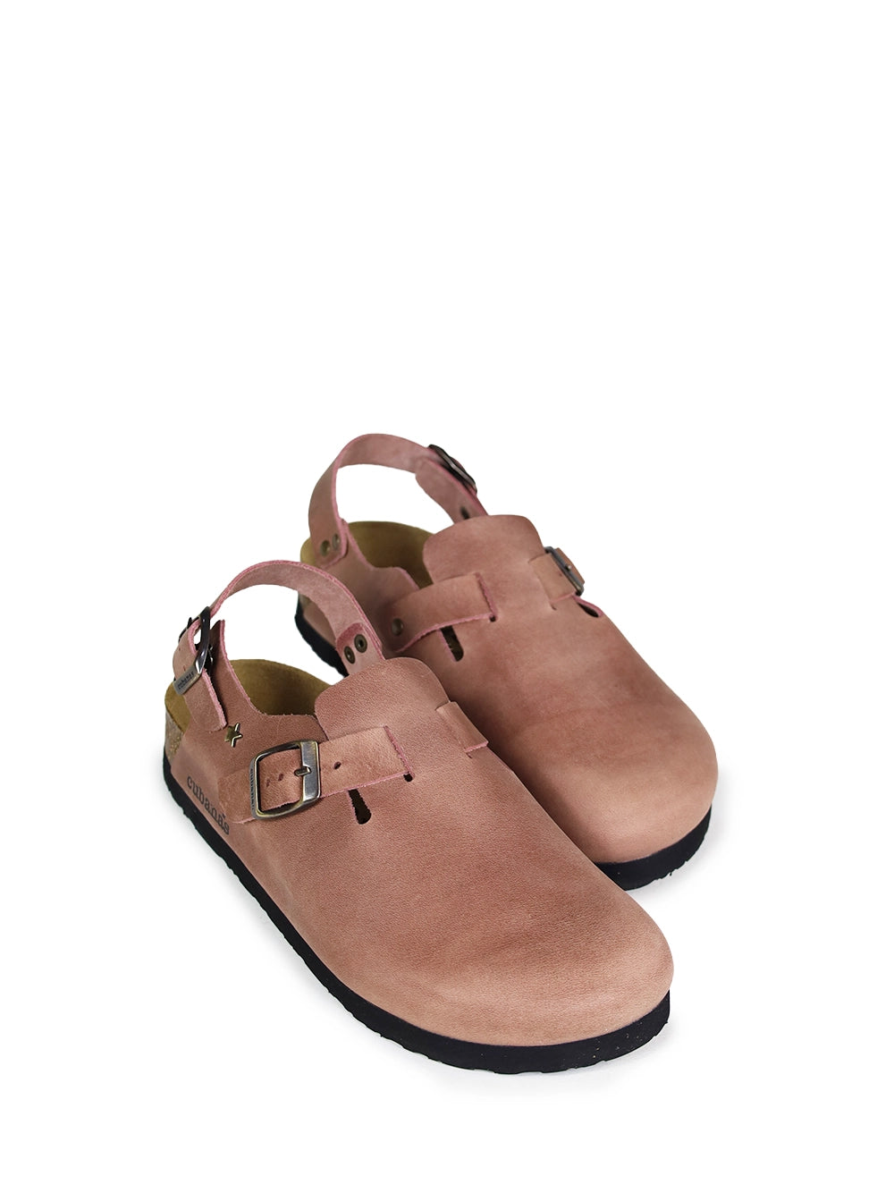 Zueco  cerrado CUBANAS De Piel Rosa SOFIA121PINK