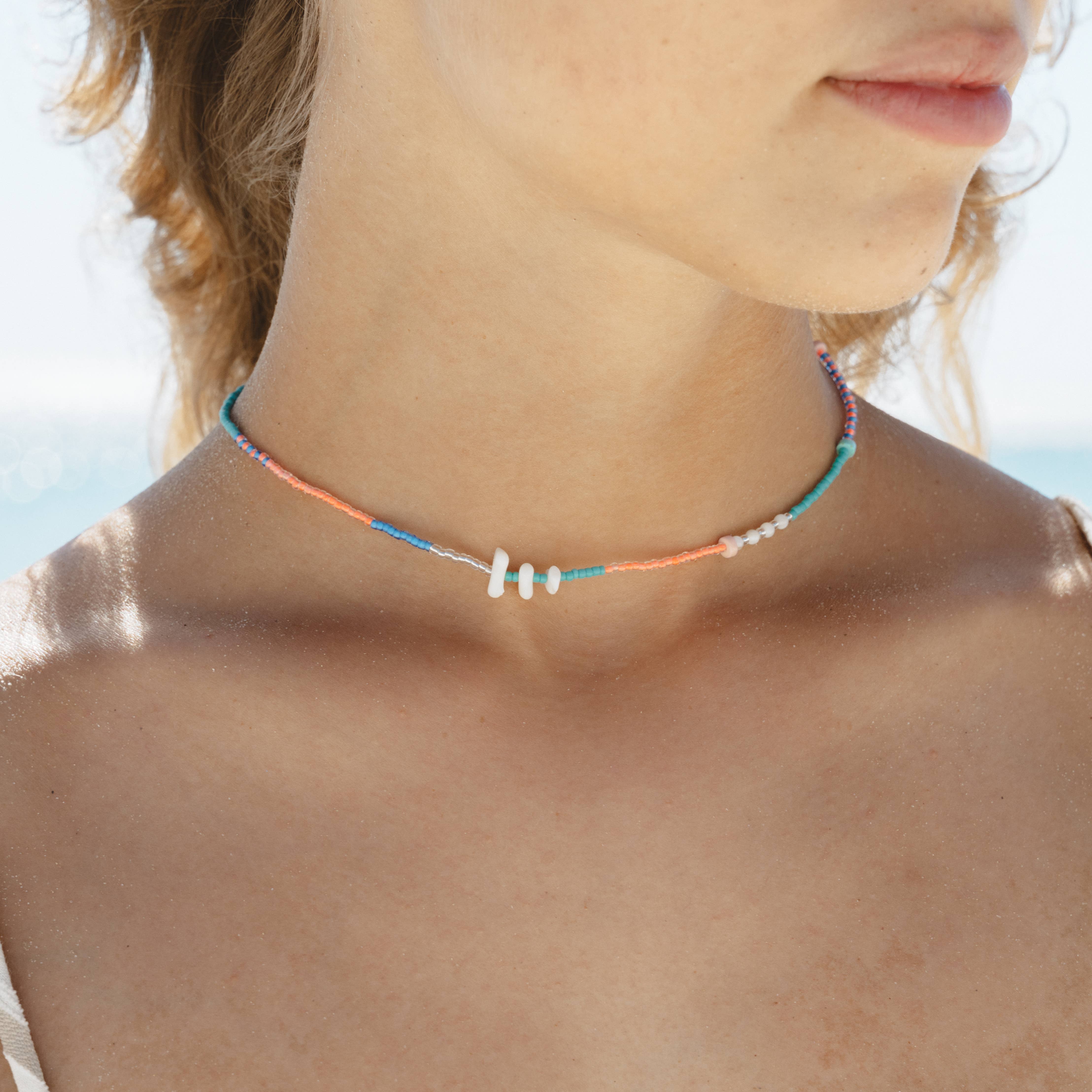 Collar Metari Dainty con cuentas de Pineapple Island