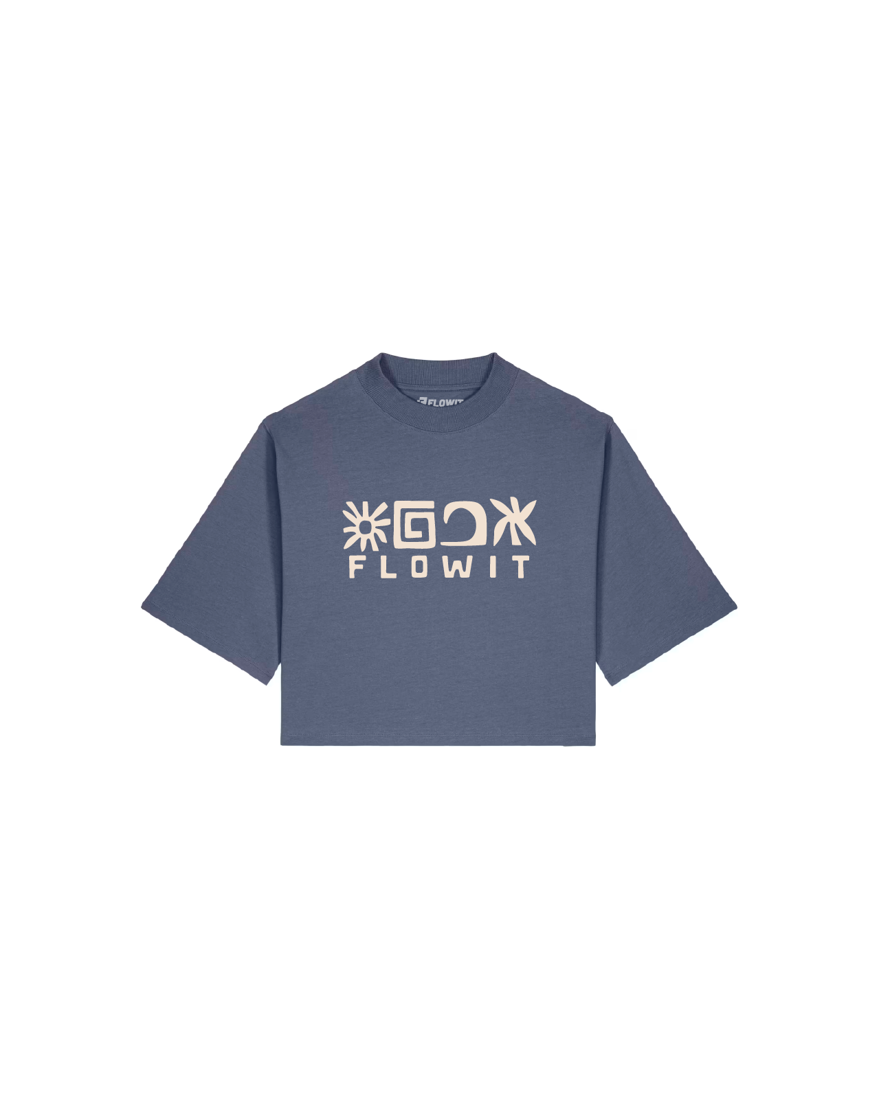 Camiseta Flowit  Los 4 elementos  Color Azul Para Mujer