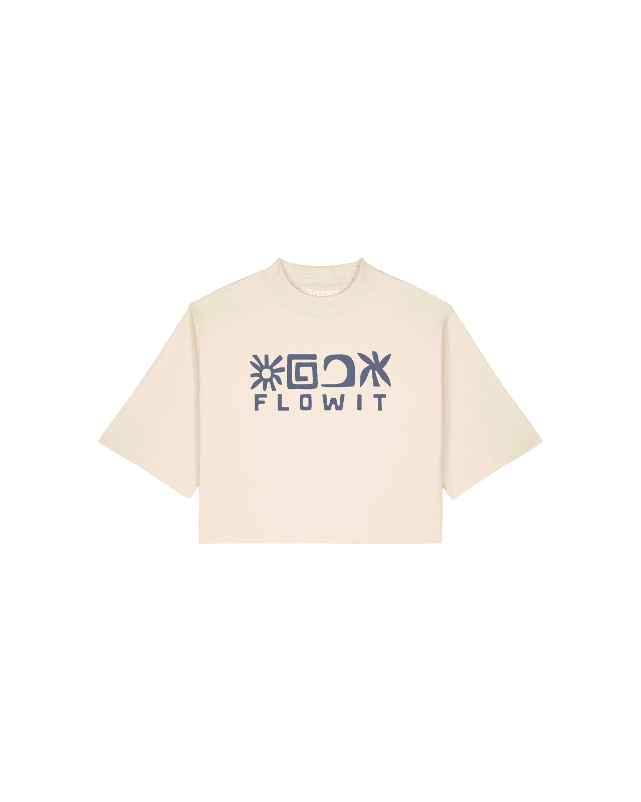 Camiseta Flowit  Los 4 elementos  Color Natural Para Mujer