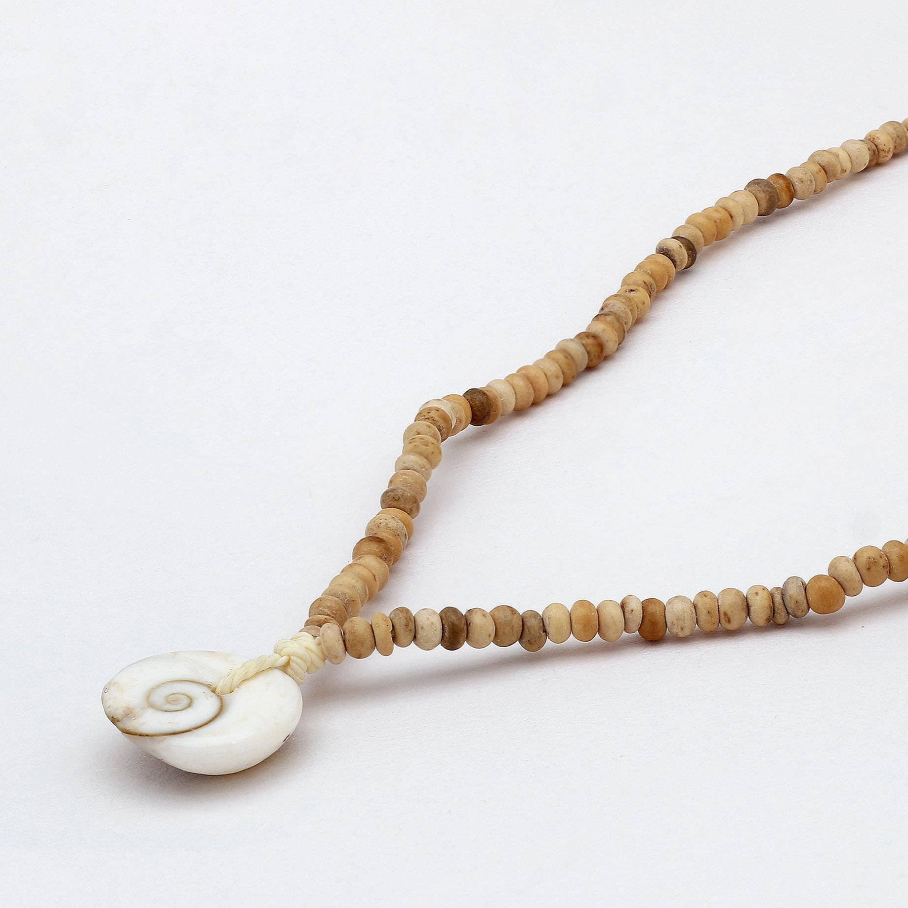 Gargantilla Con Cuentas De Madera Naturald