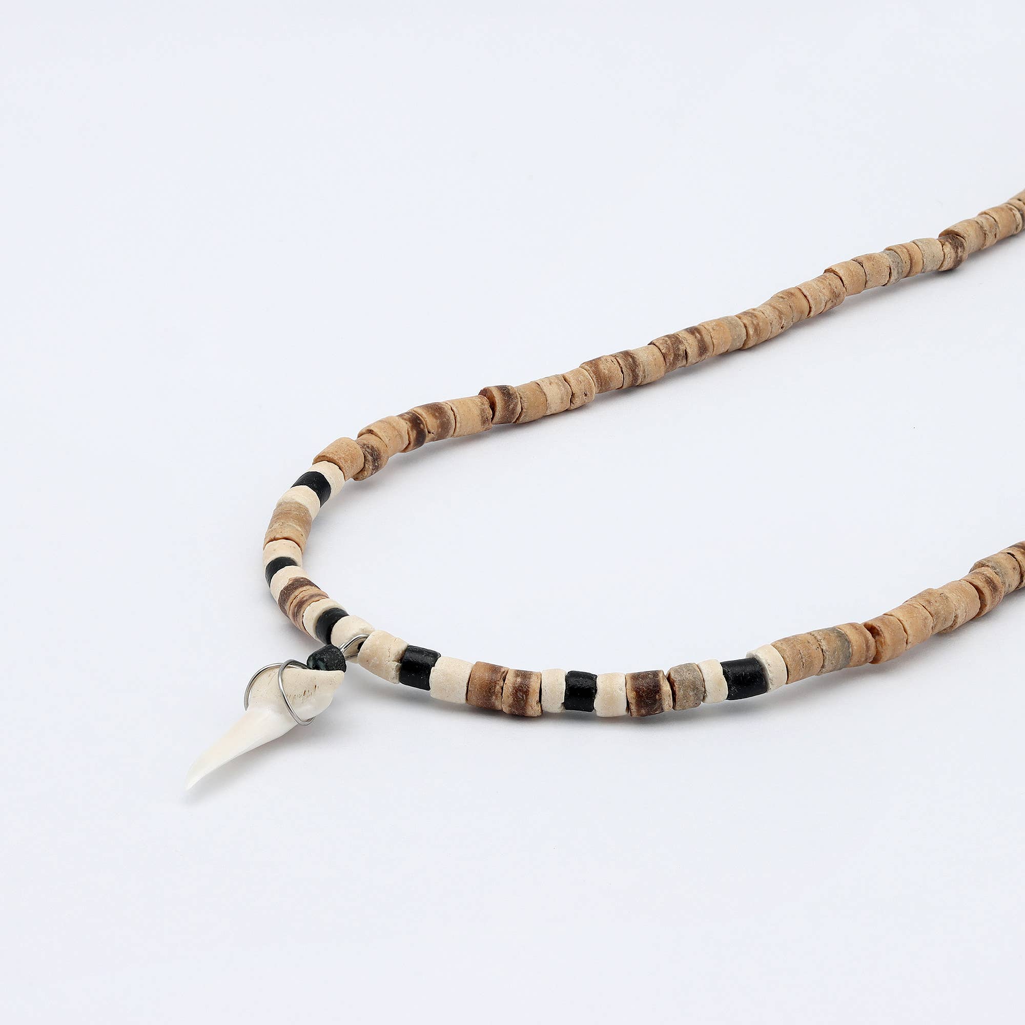 Collar de cuentas Hiu de Koh Surf para hombre: Beige