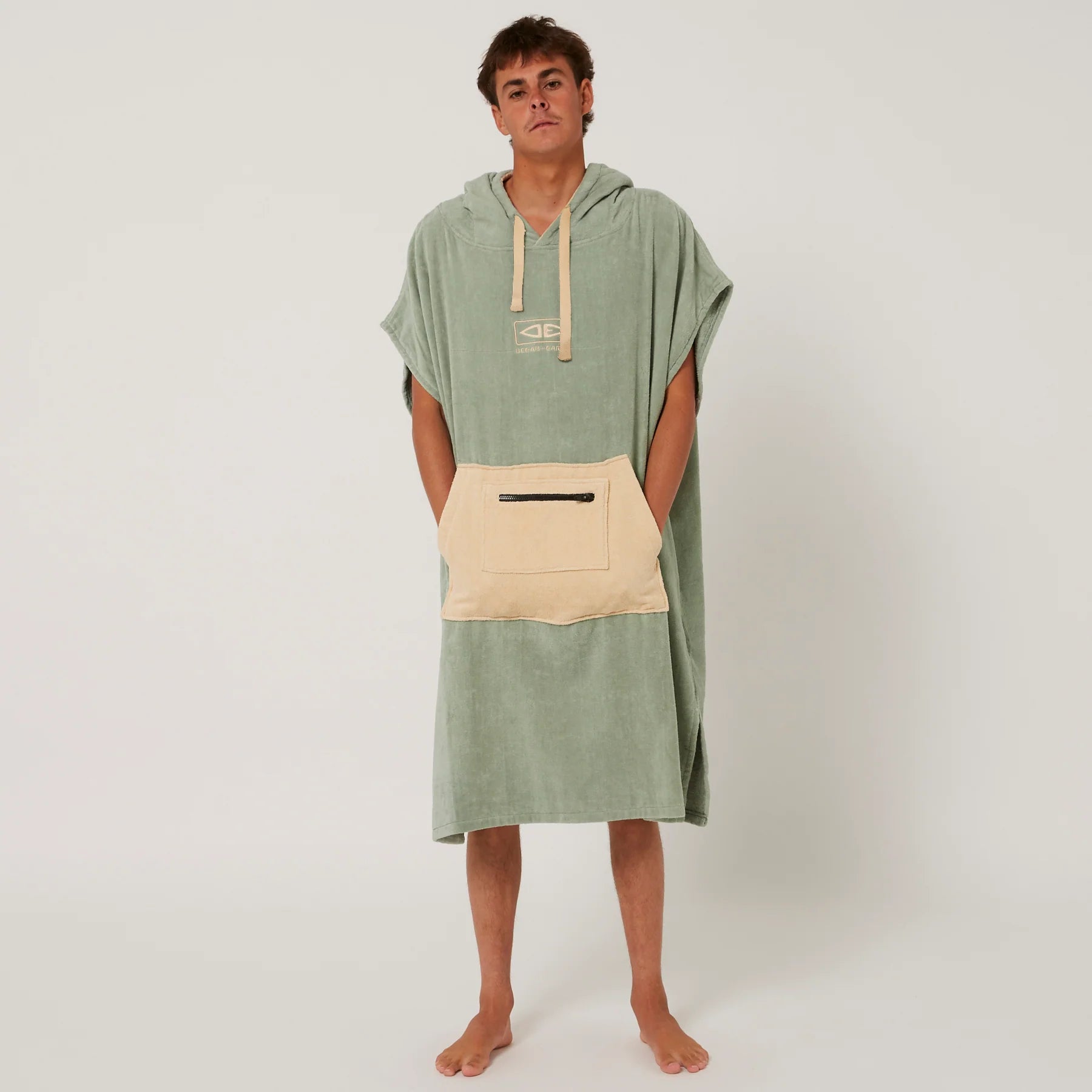 Poncho Ocean Earth DayBreak  Para Hombre Color Sage