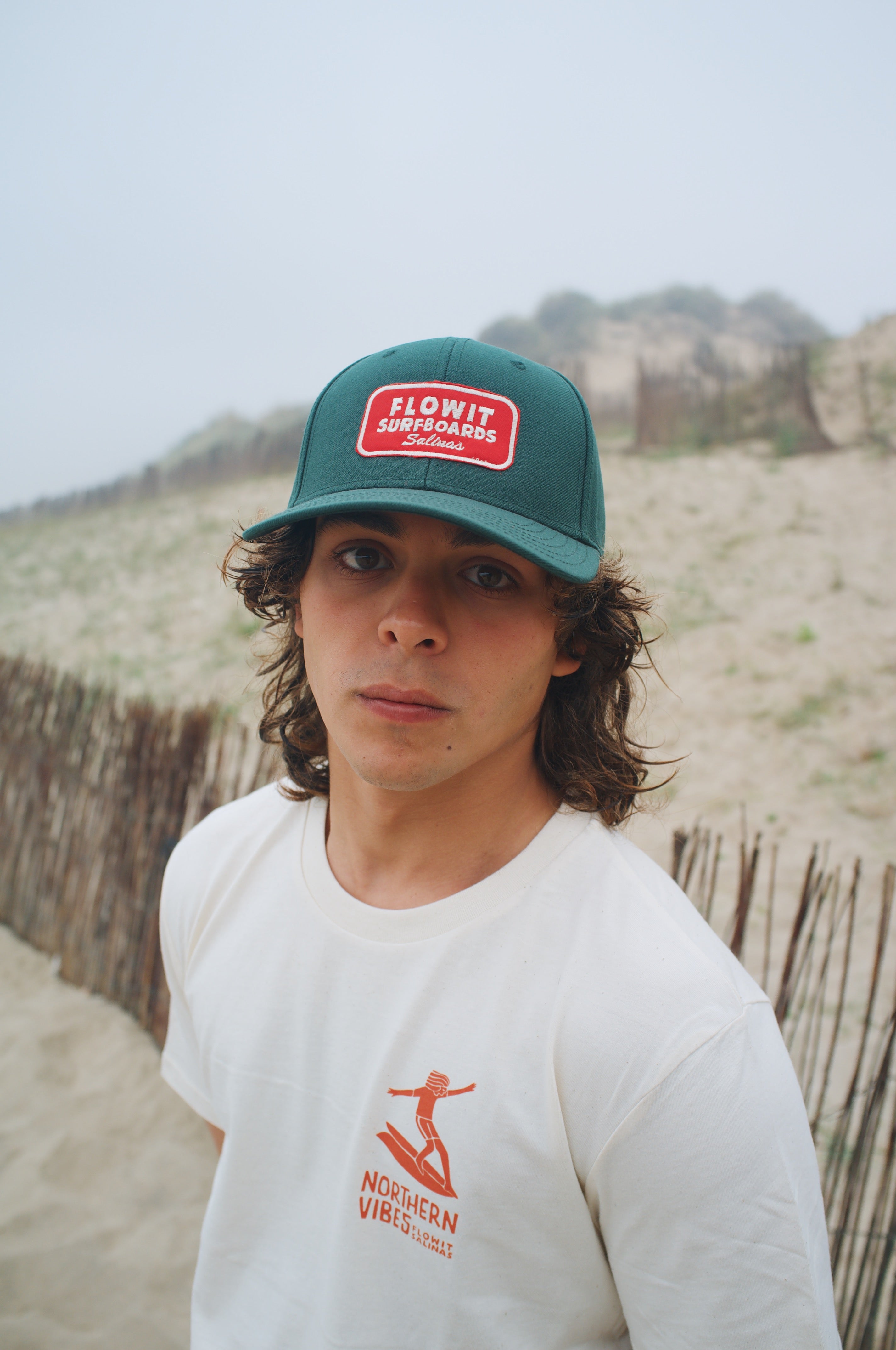 Gorra Flowit Surfboards Salinas Verde