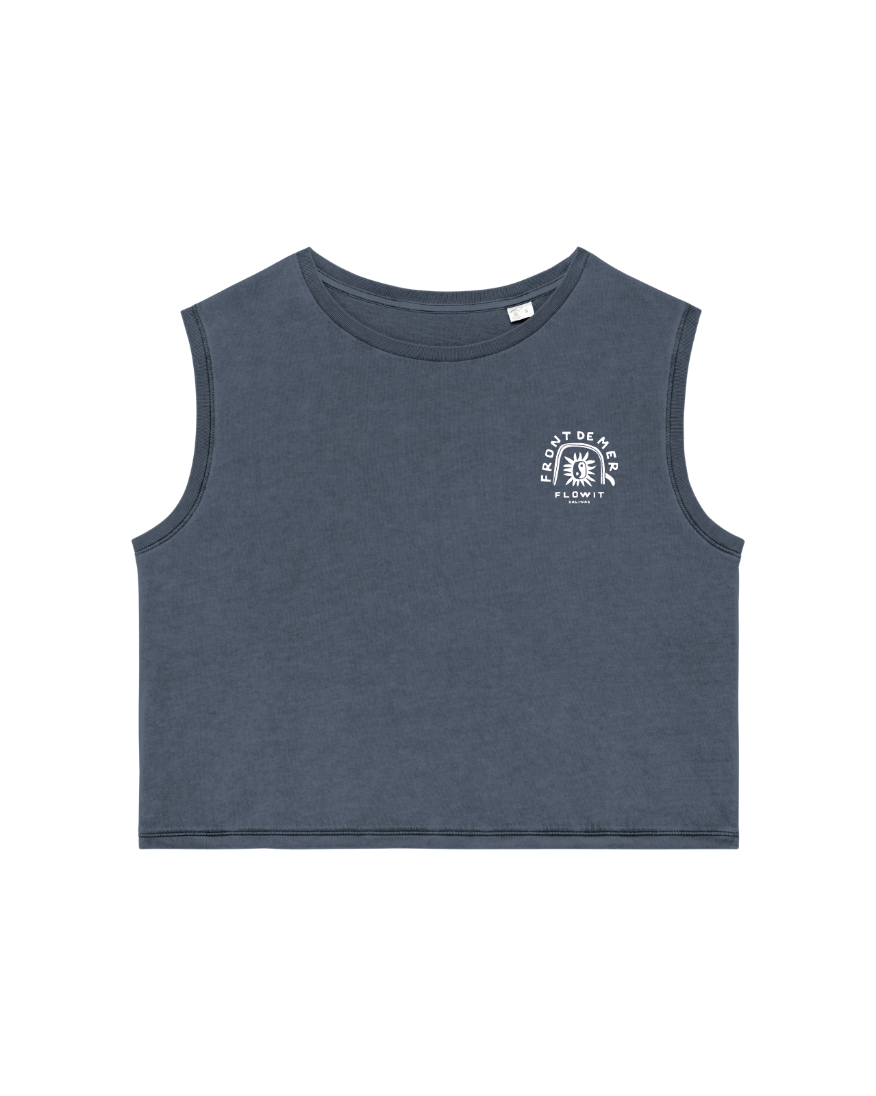 Camiseta Flowit Front De Mer – Oversize Bordada
