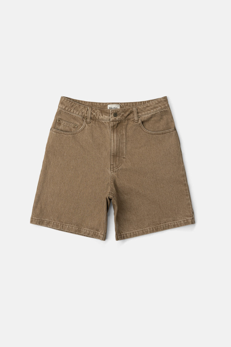 Pantalón Corto Rhythm Subtle Denim Color Camel