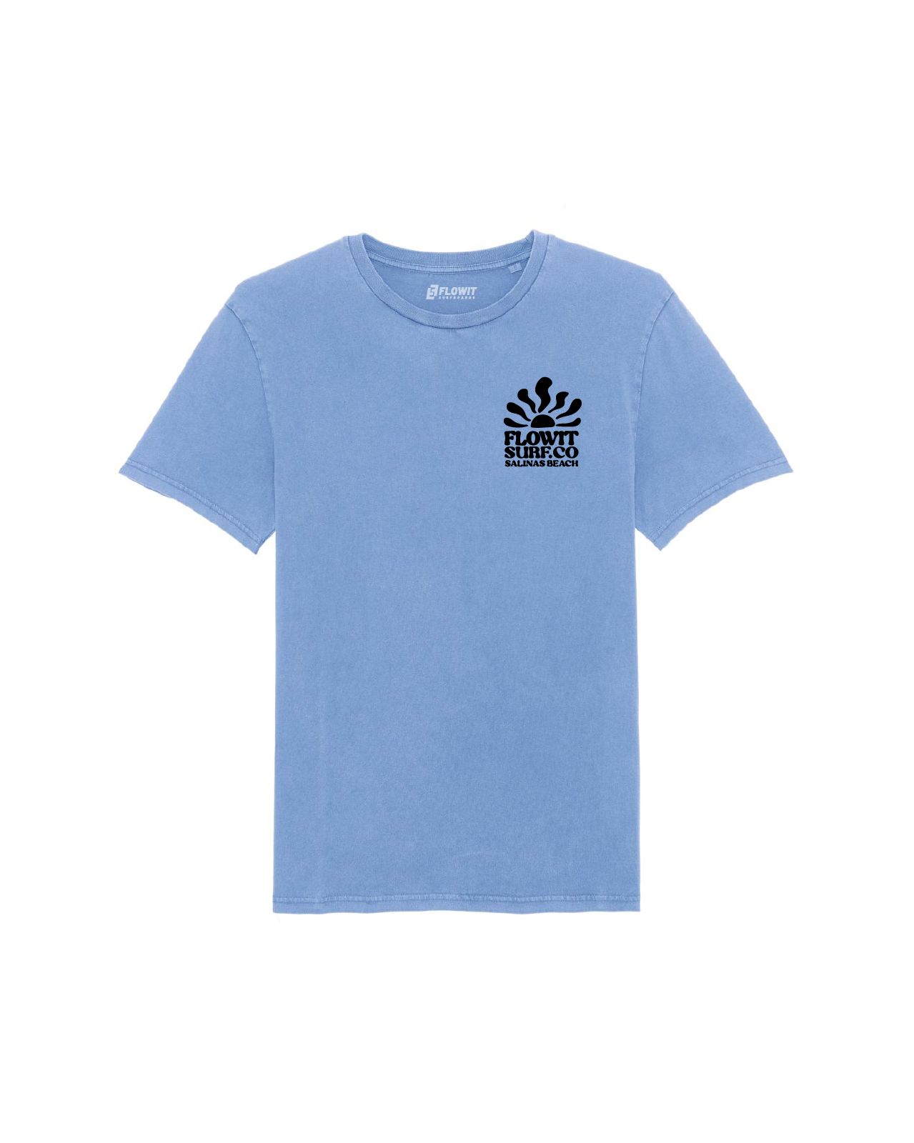 Camiseta Flowit Sun Vintage Azul Unisex