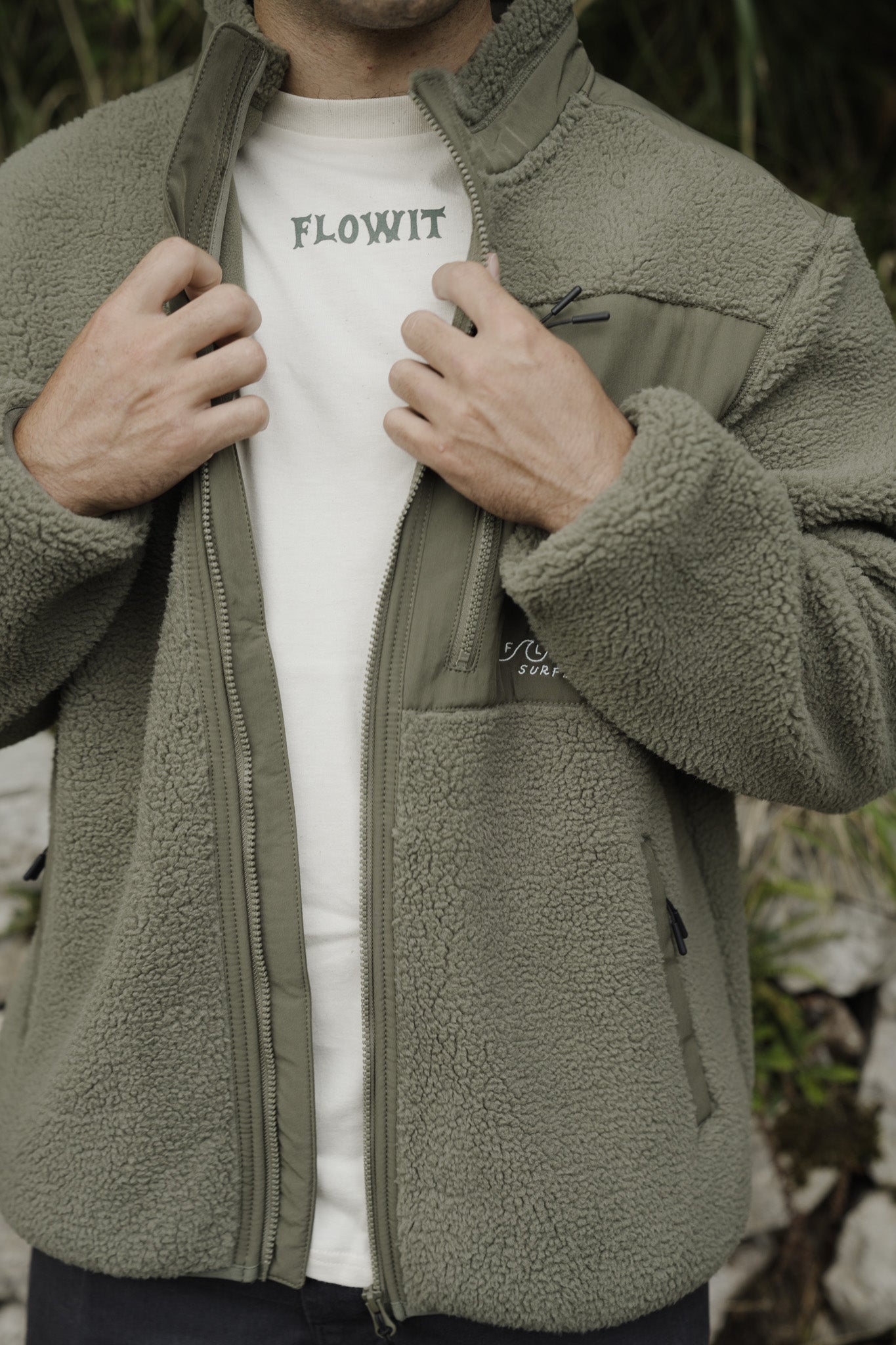 Forro Flowit Surfboards Verde Kaki Olas