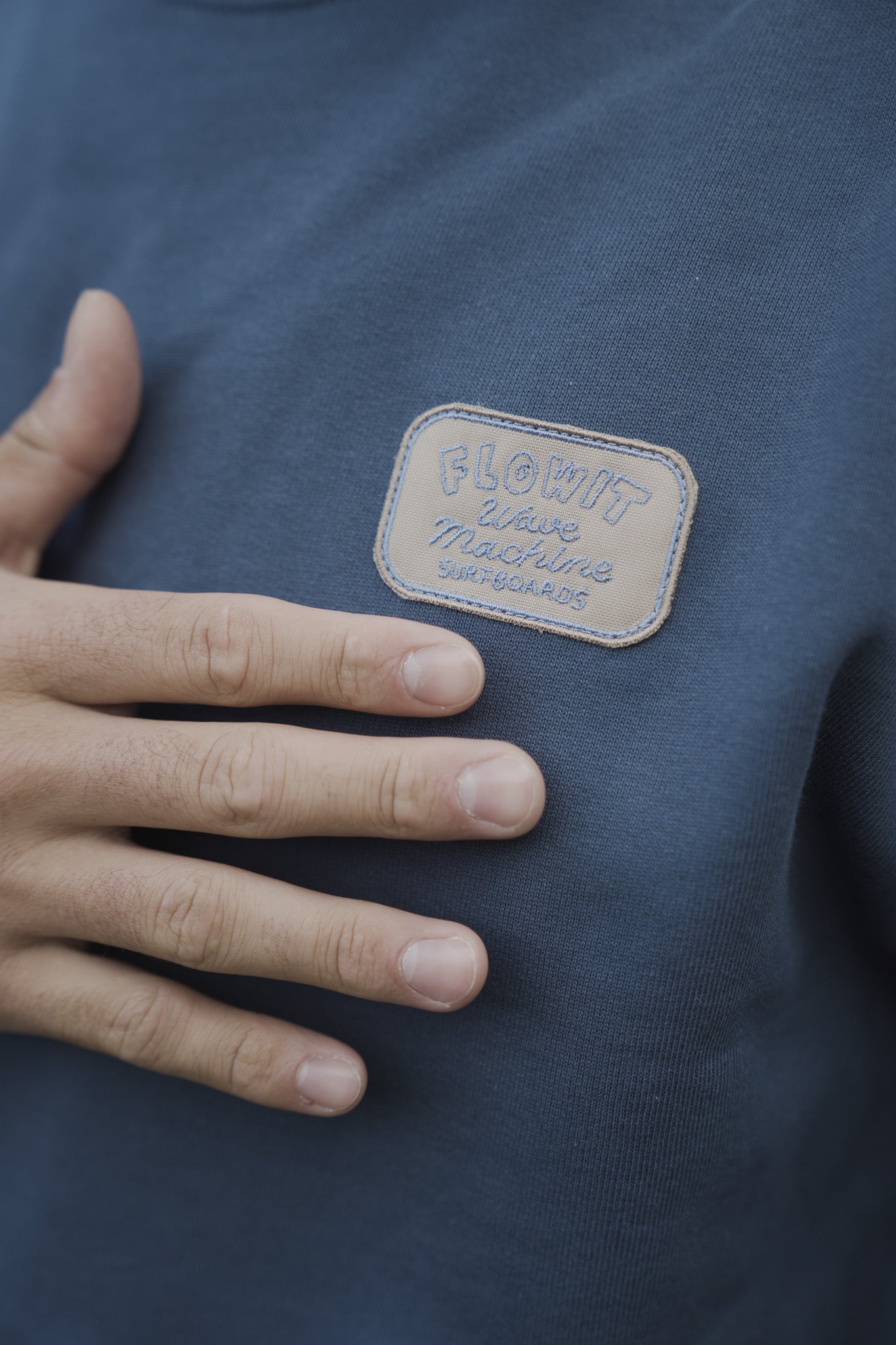 Sudadera Parche Wave Machine Unisex