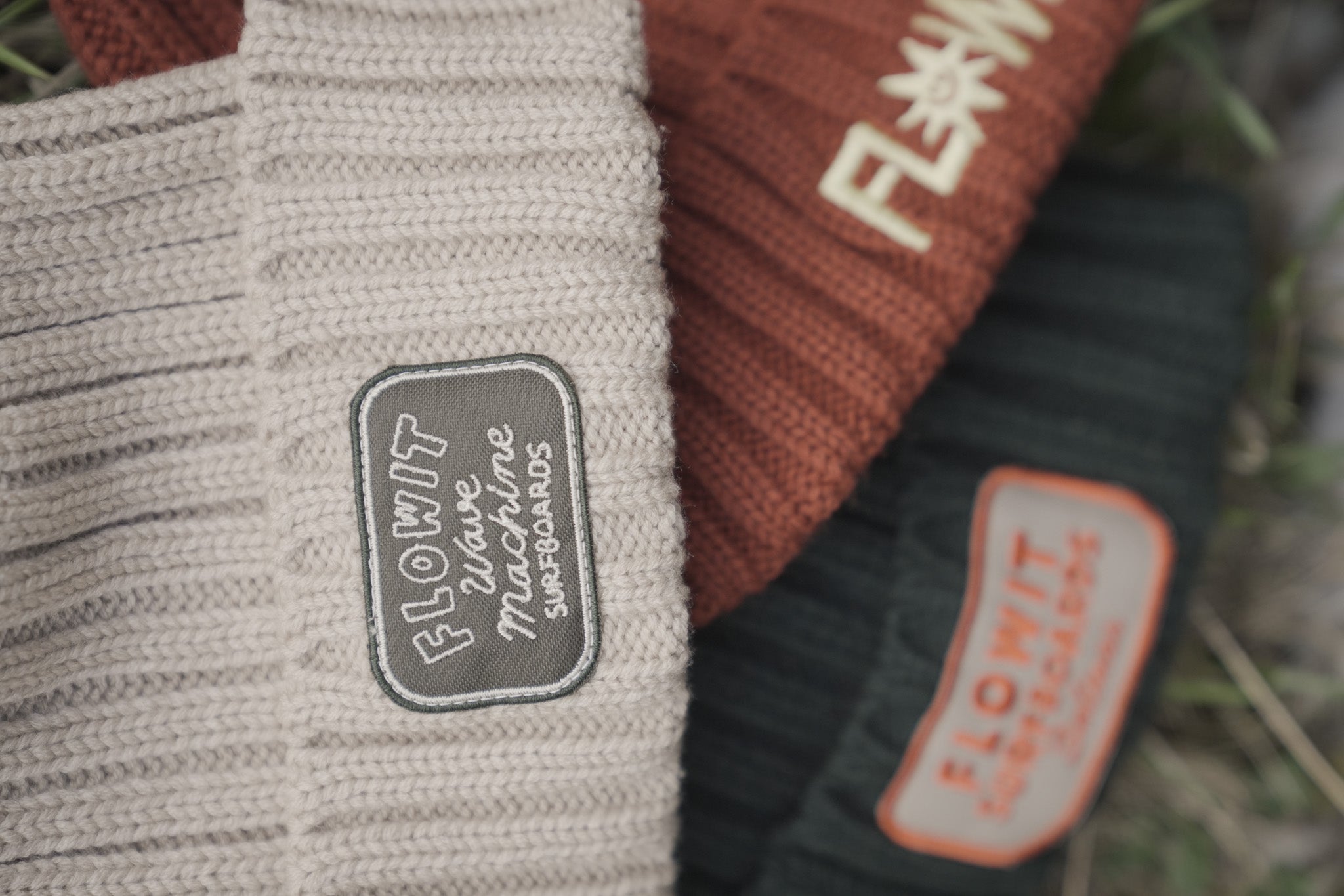 Gorro Flowit Wave Machine Beige Unisex