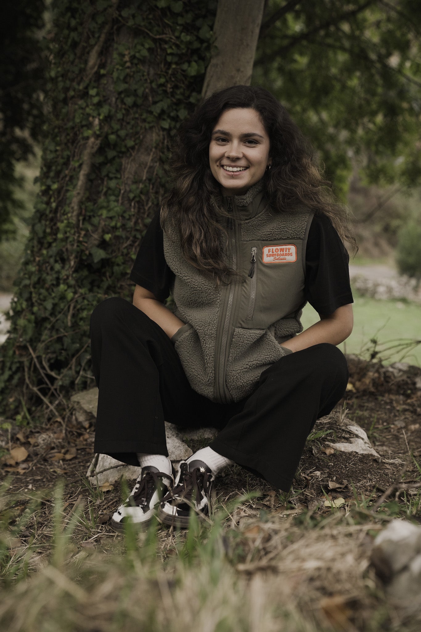 Chaleco Forro Flowit Surfboards Verde Kaki