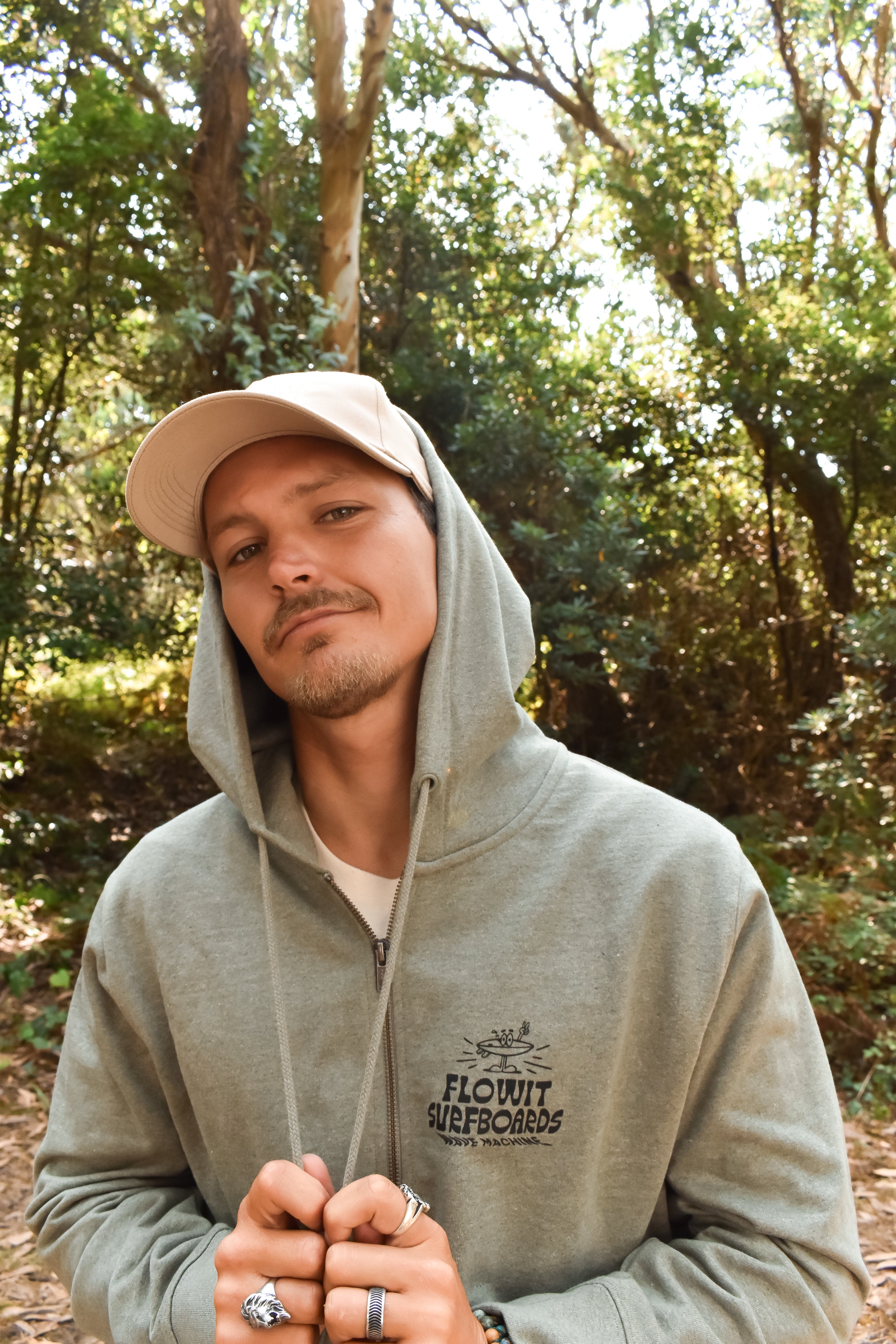 Sudadera De Cremallera Wave Machine Reciclado