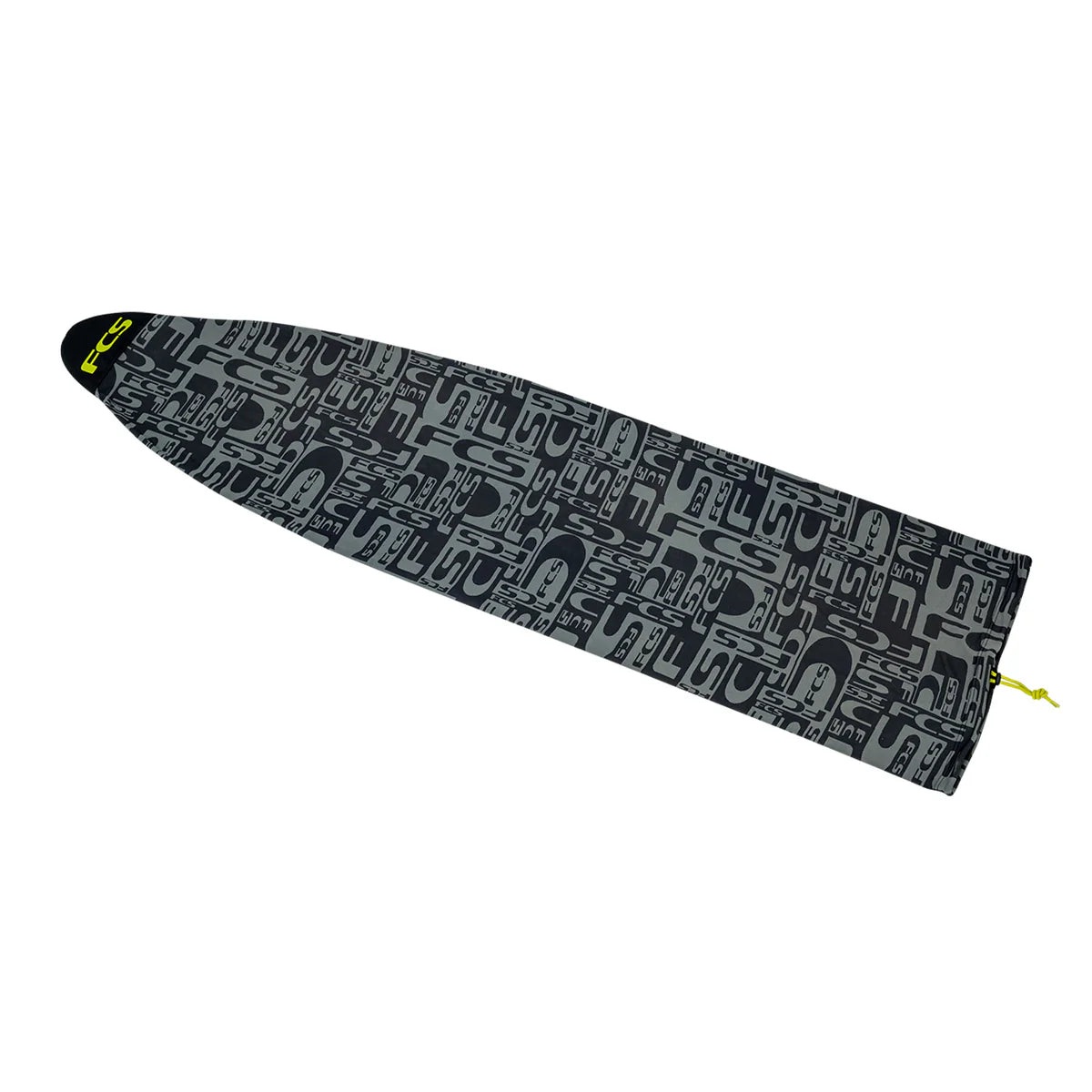 Funda Tabla FCS Stretch Fun Board 7'6 Monogram Coal/Lime