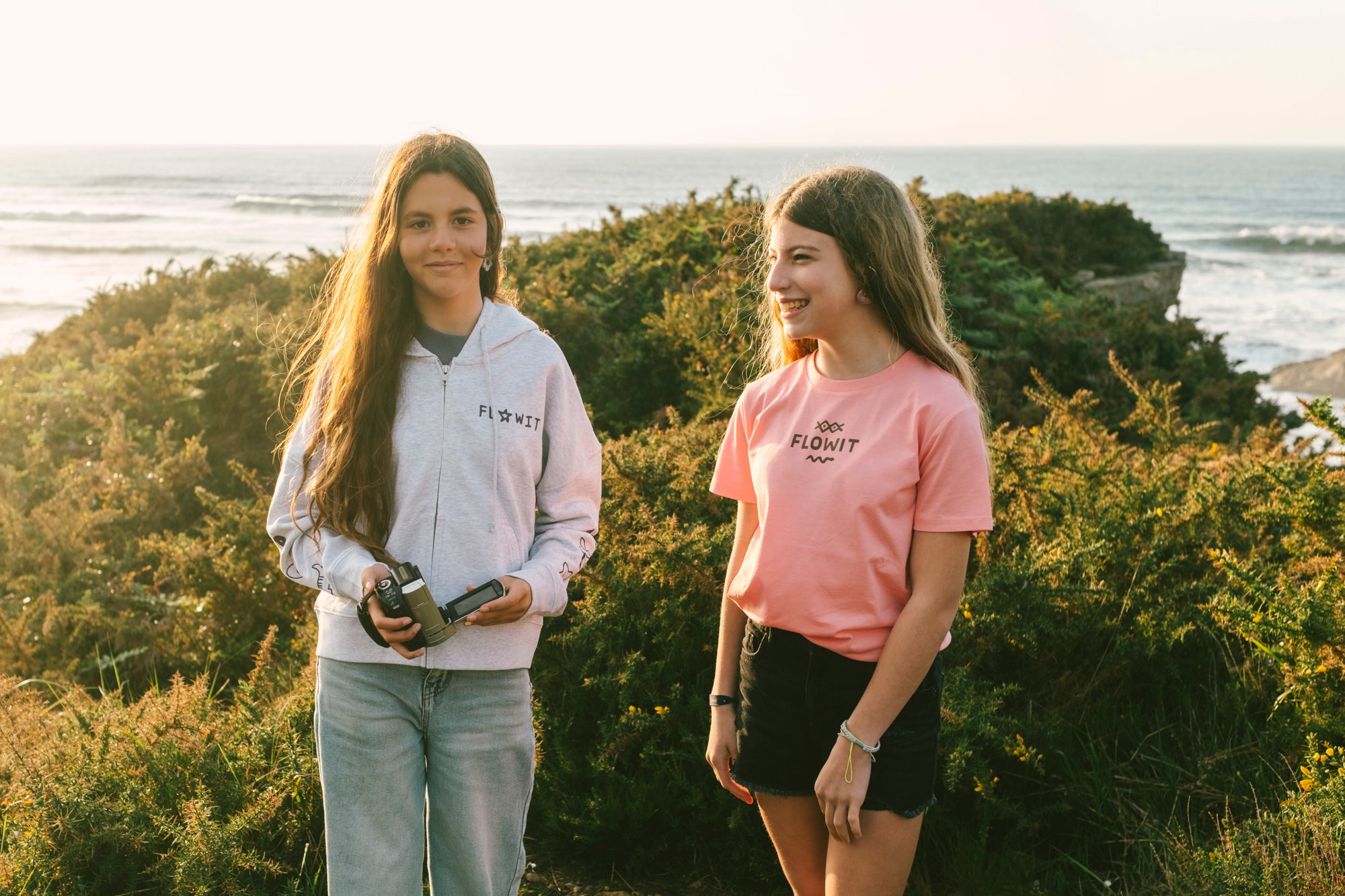 Sudadera De Cremallera  Flowit Tattos Gris Para Mujer
