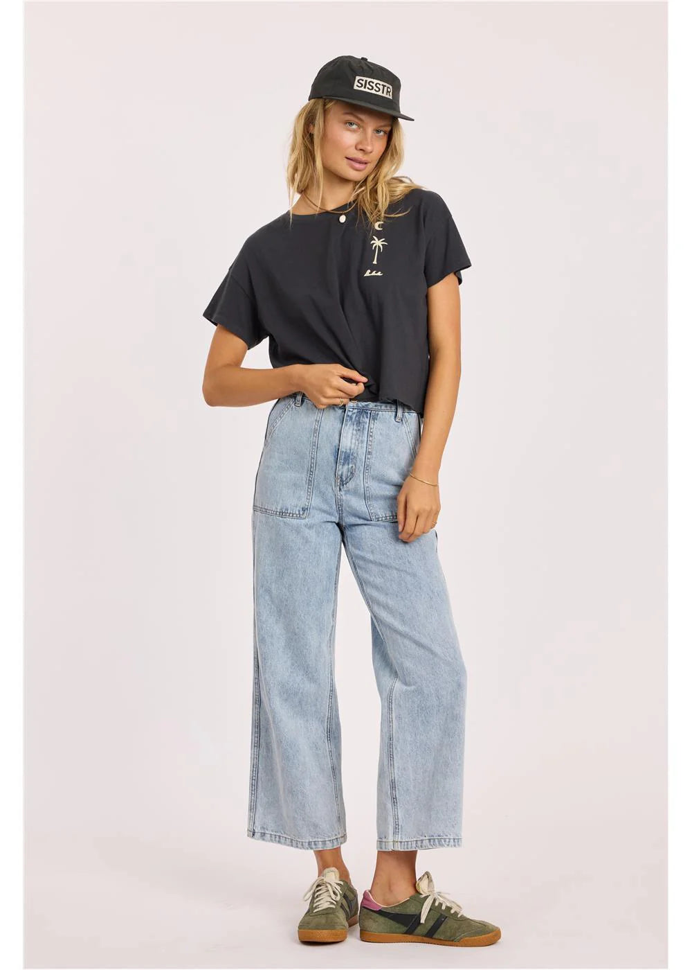 Camiseta Sisstrevolution Daybreak Crop Knit Tee