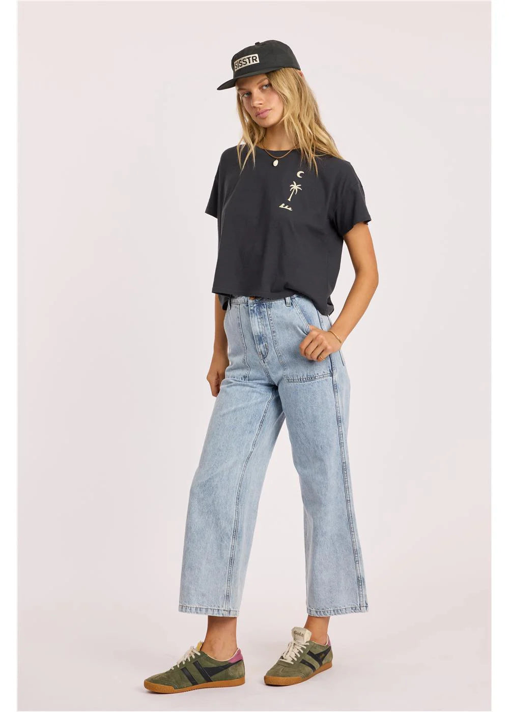 Camiseta Sisstrevolution Daybreak Crop Knit Tee