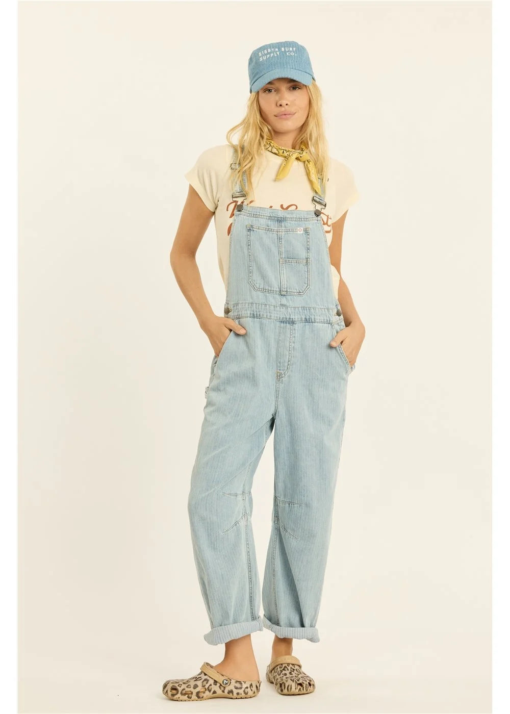 Peto Sisstrevolution Billie Barrel Denim Overall Para Mujer