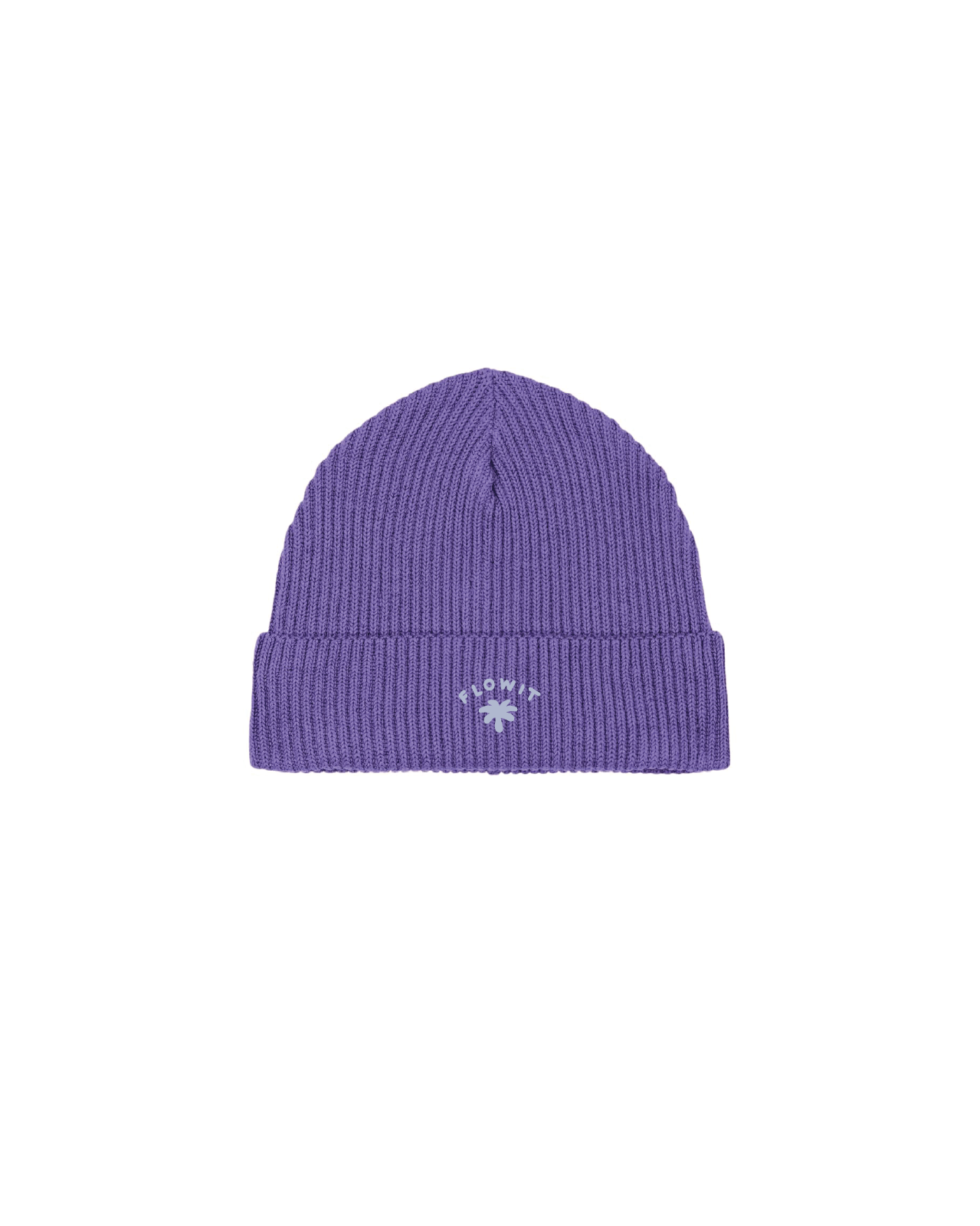 Gorro Flowit Palmeras Morado Bordado Unisex