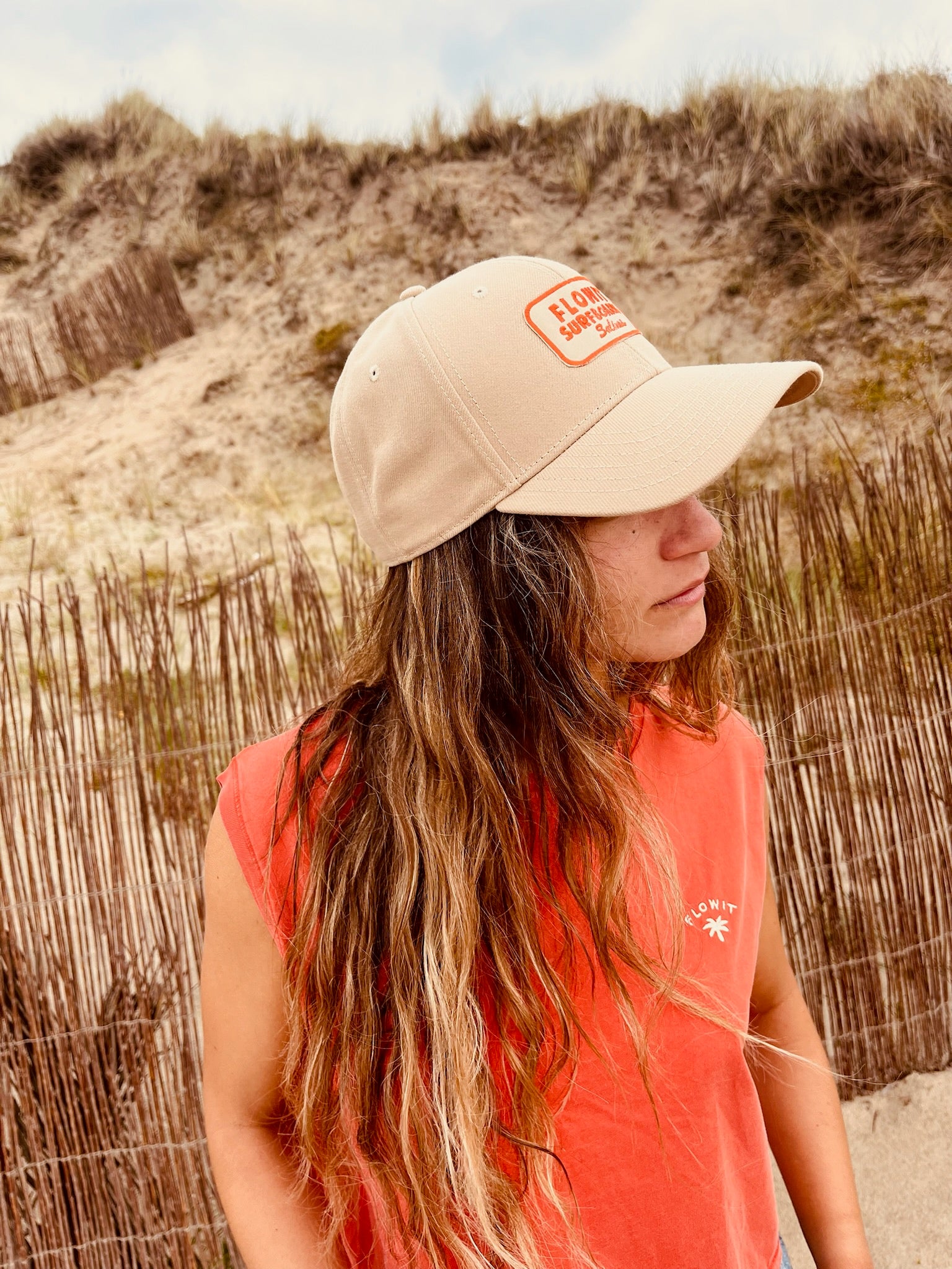 Gorra Flowit Surfboards Parche – Khaki