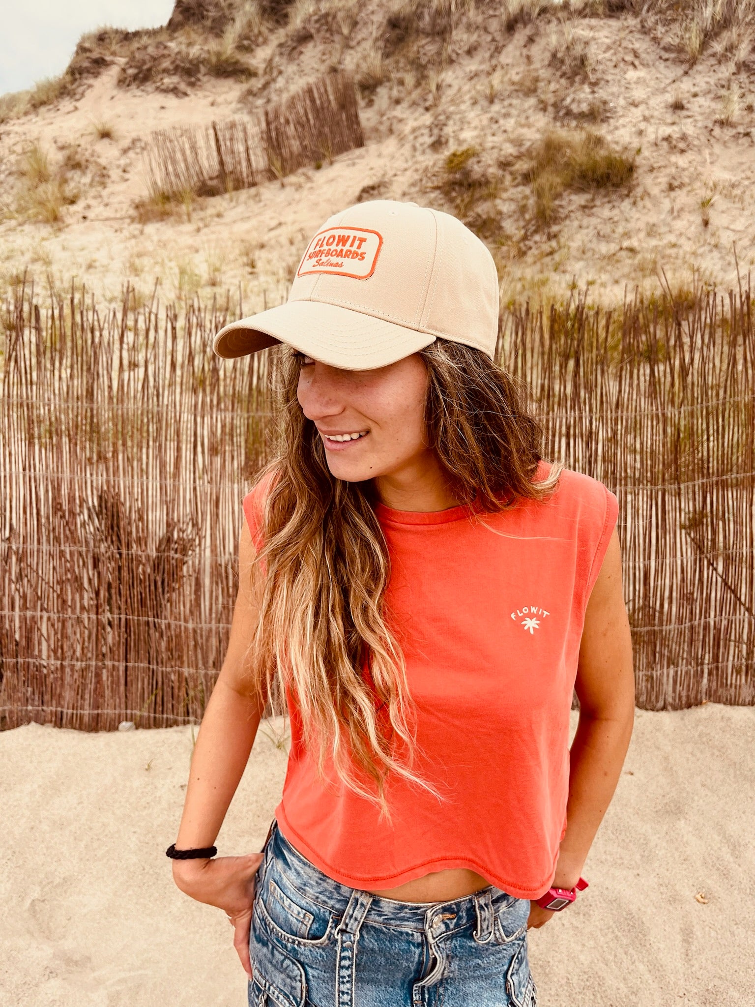 Gorra Flowit Surfboards Parche – Khaki