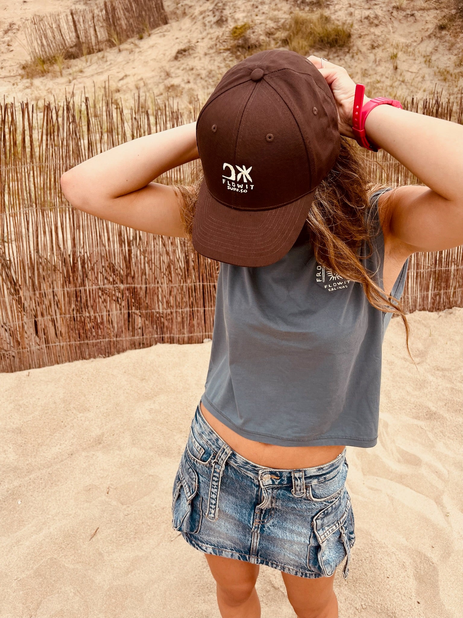 Gorra Flowit Elements Marrón