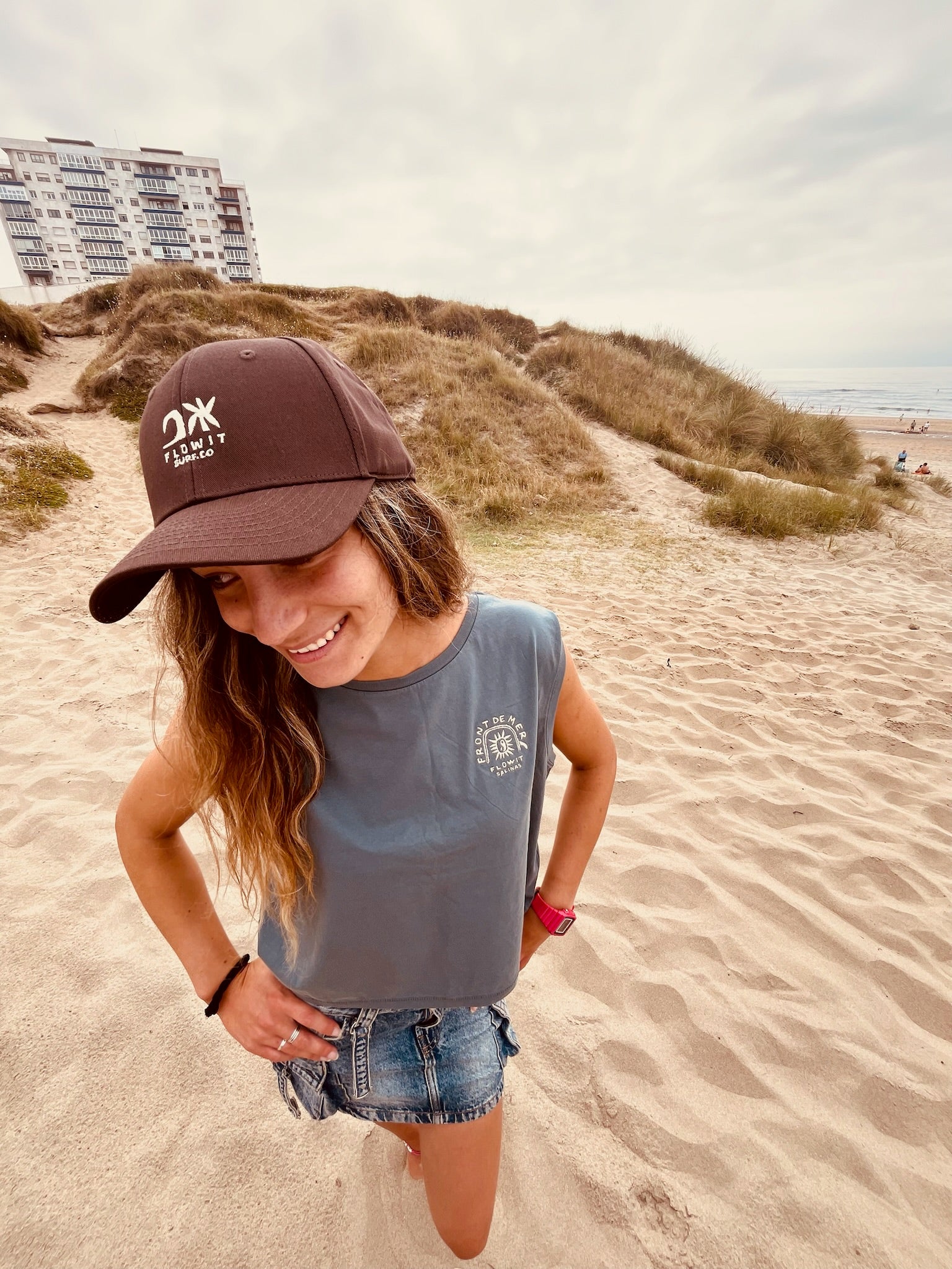Gorra Flowit Elements Marrón