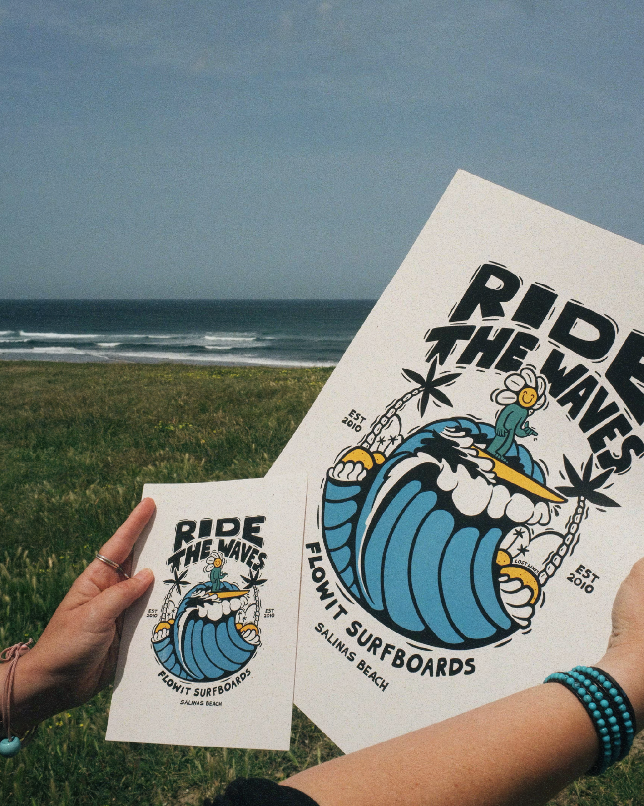 Láminas Ride De Waves