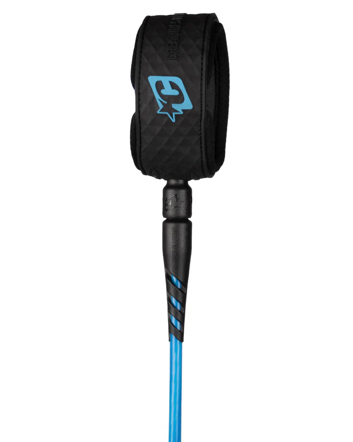 Invento Leash Reliance 2.0 Medium Duty 7 Cyan Twist Black