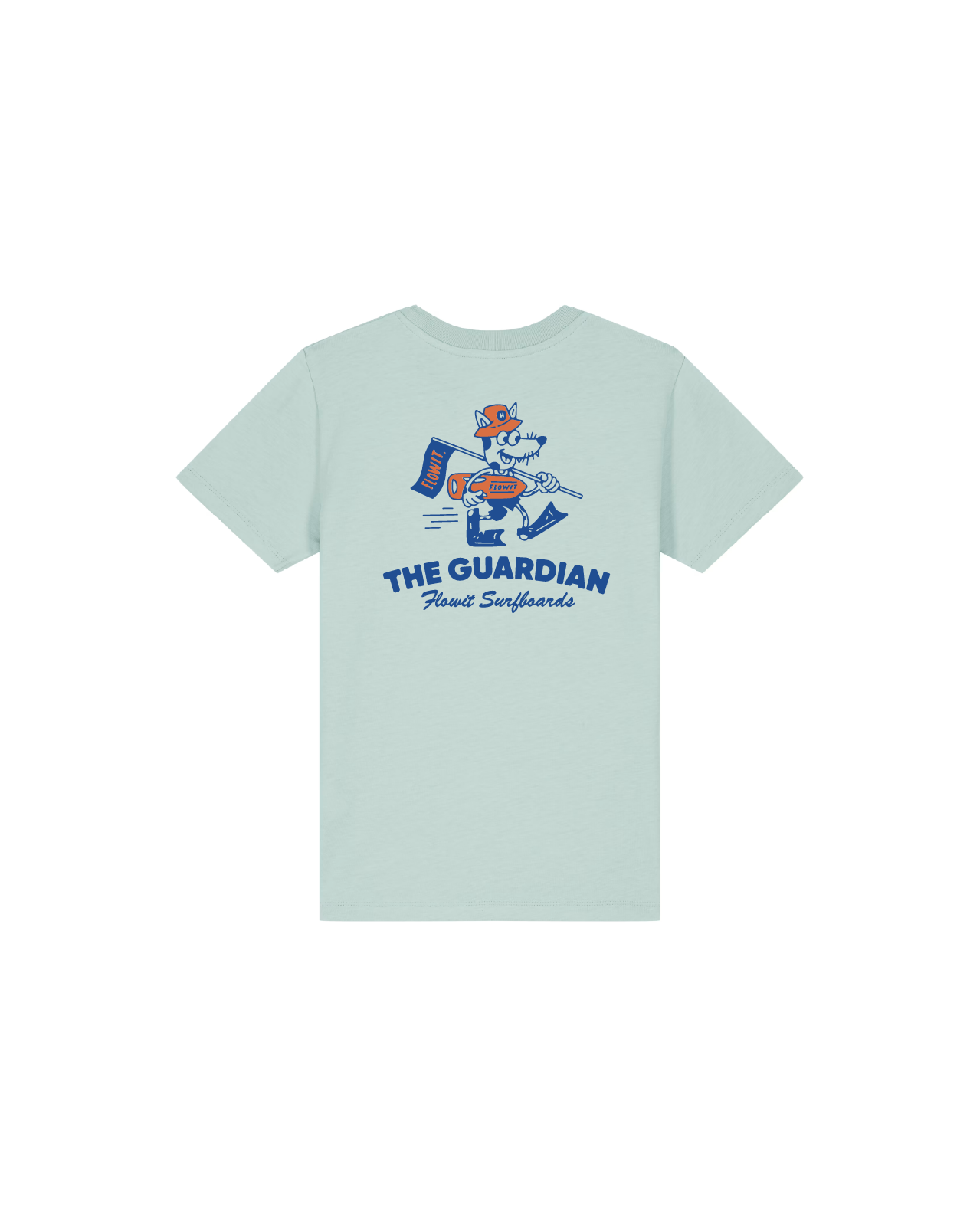 Camiseta Flowit Surfboards The Guardian Infanti Caribean Blue