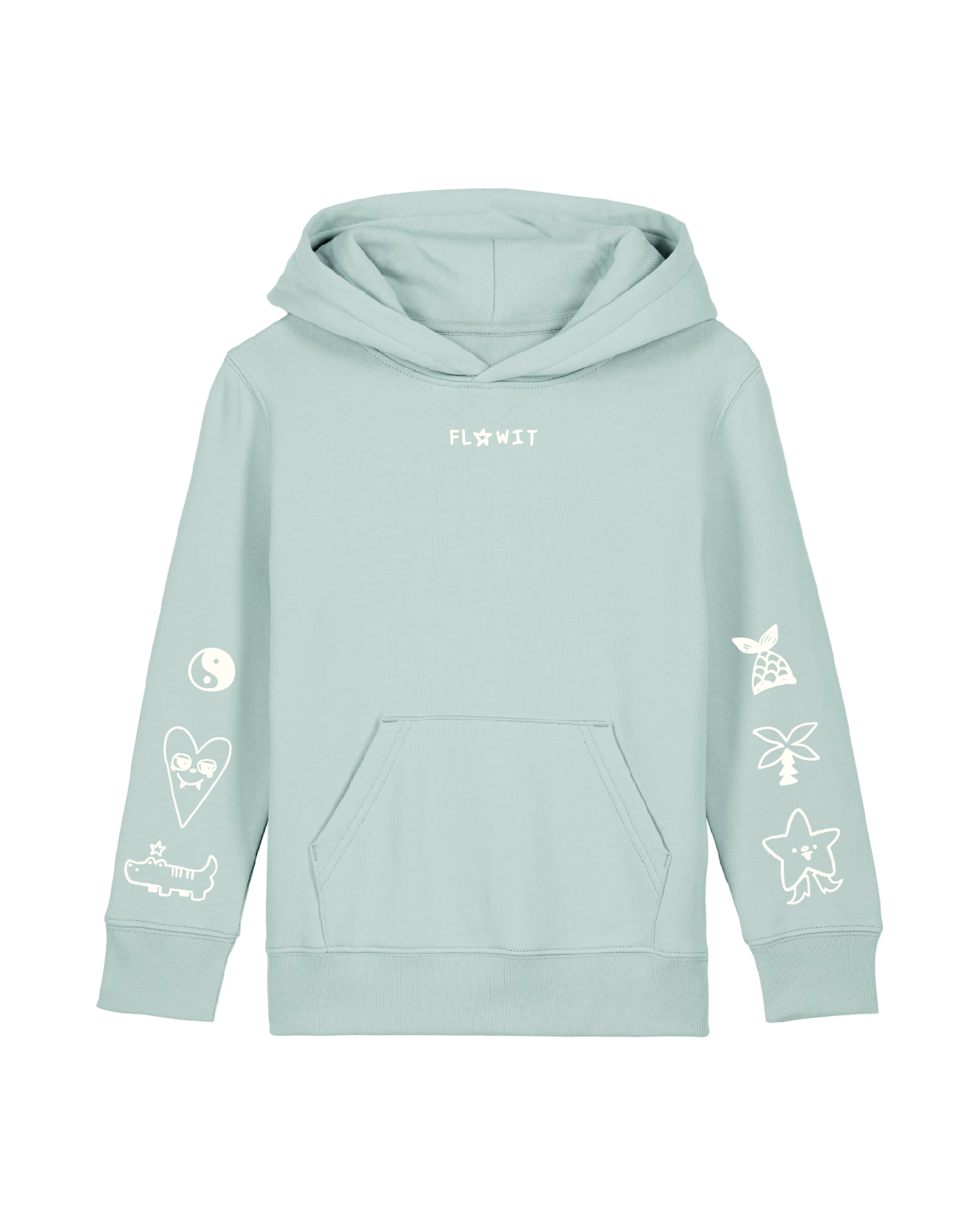Sudadera Infantil Tattoos Caribbean Blue