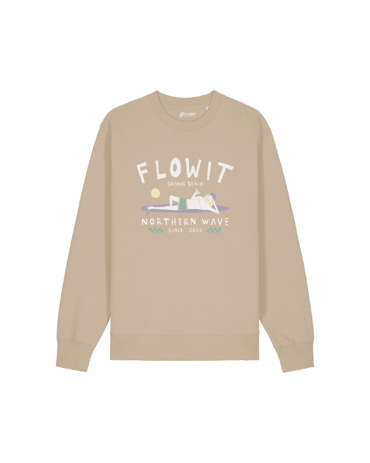 Sudadera Sin Capucha Flowit Muchacho Unisex