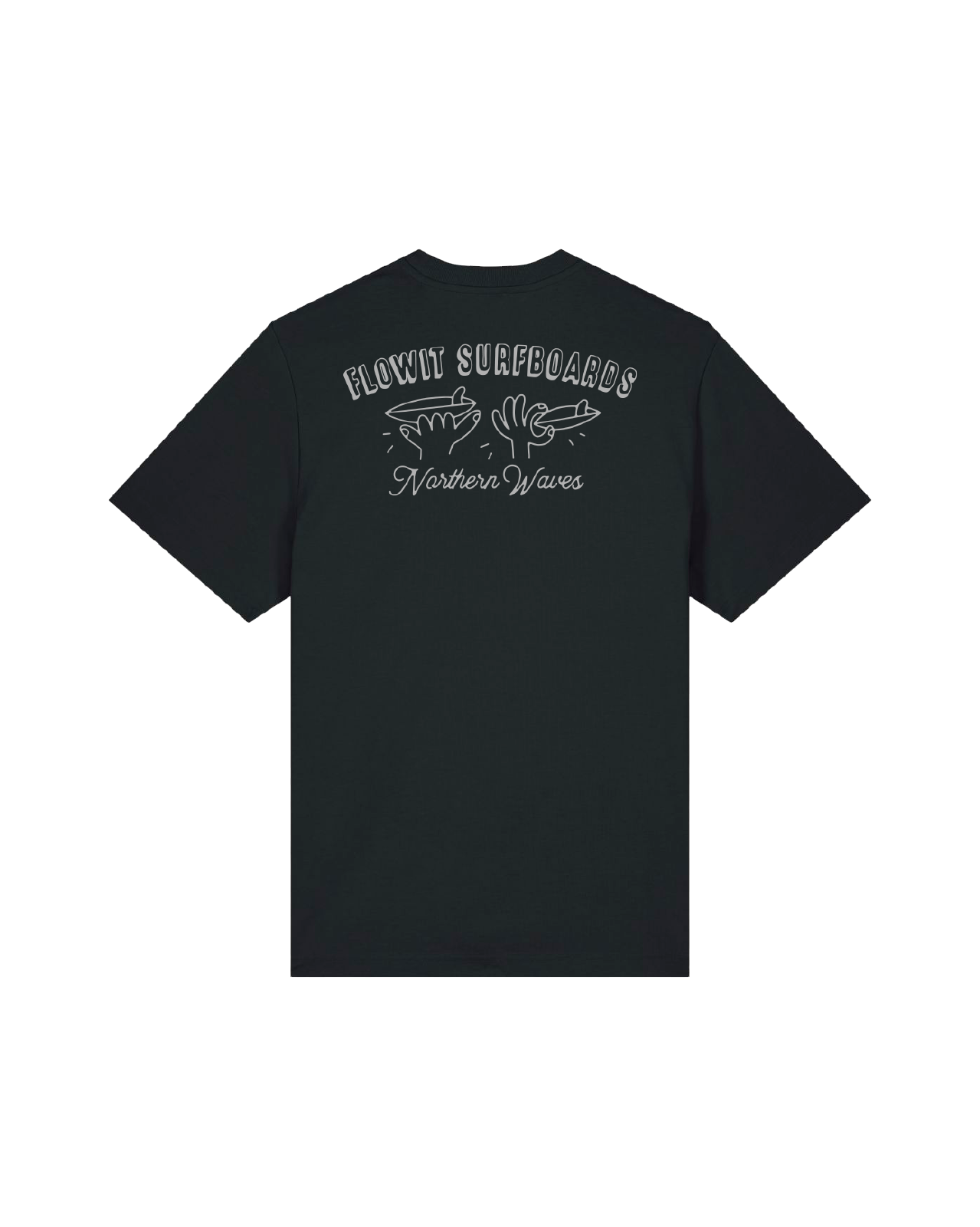 Camiseta Northern Wave Negra Unisex